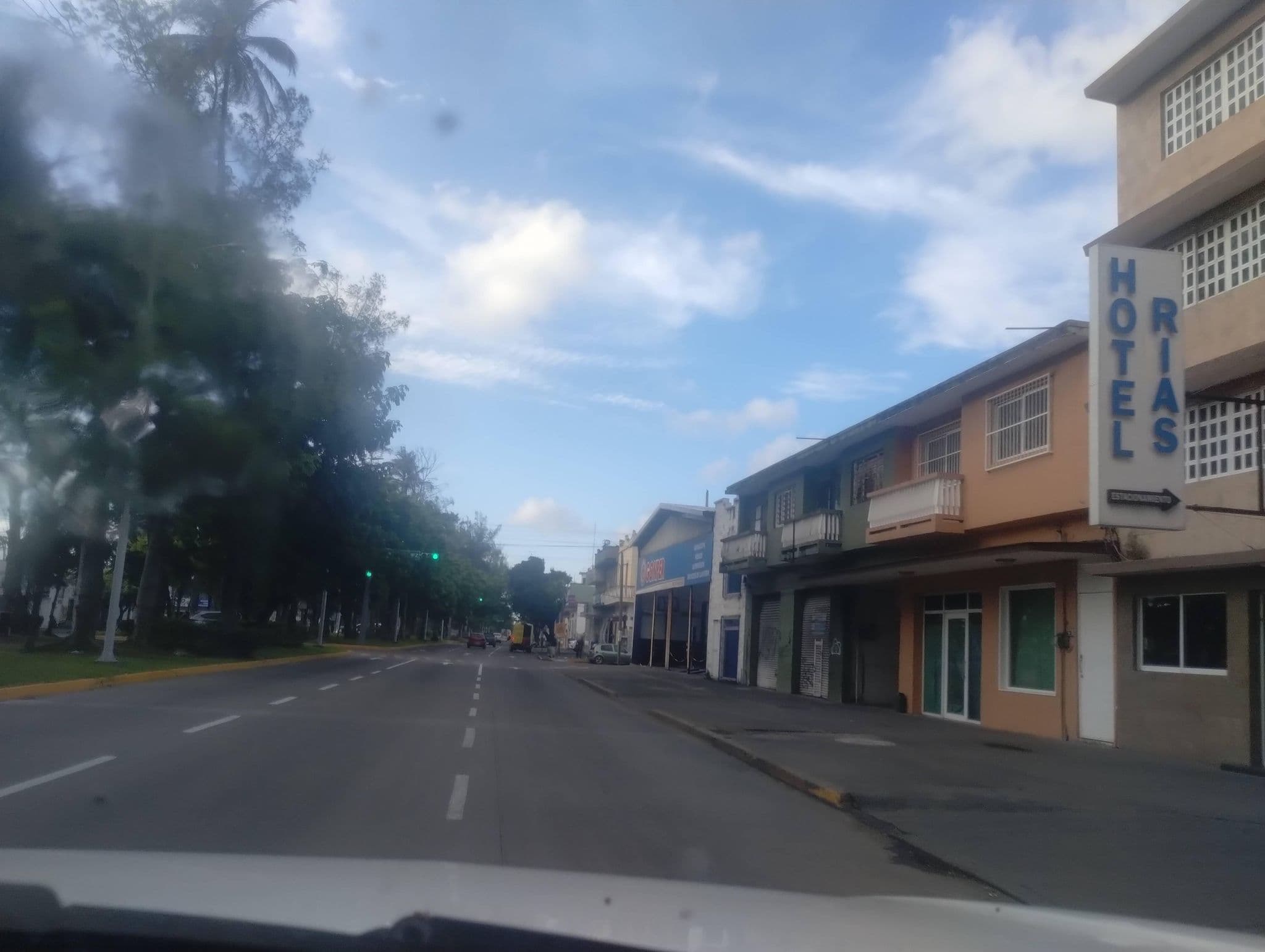 Street view near Hotel Rias, Veracruz