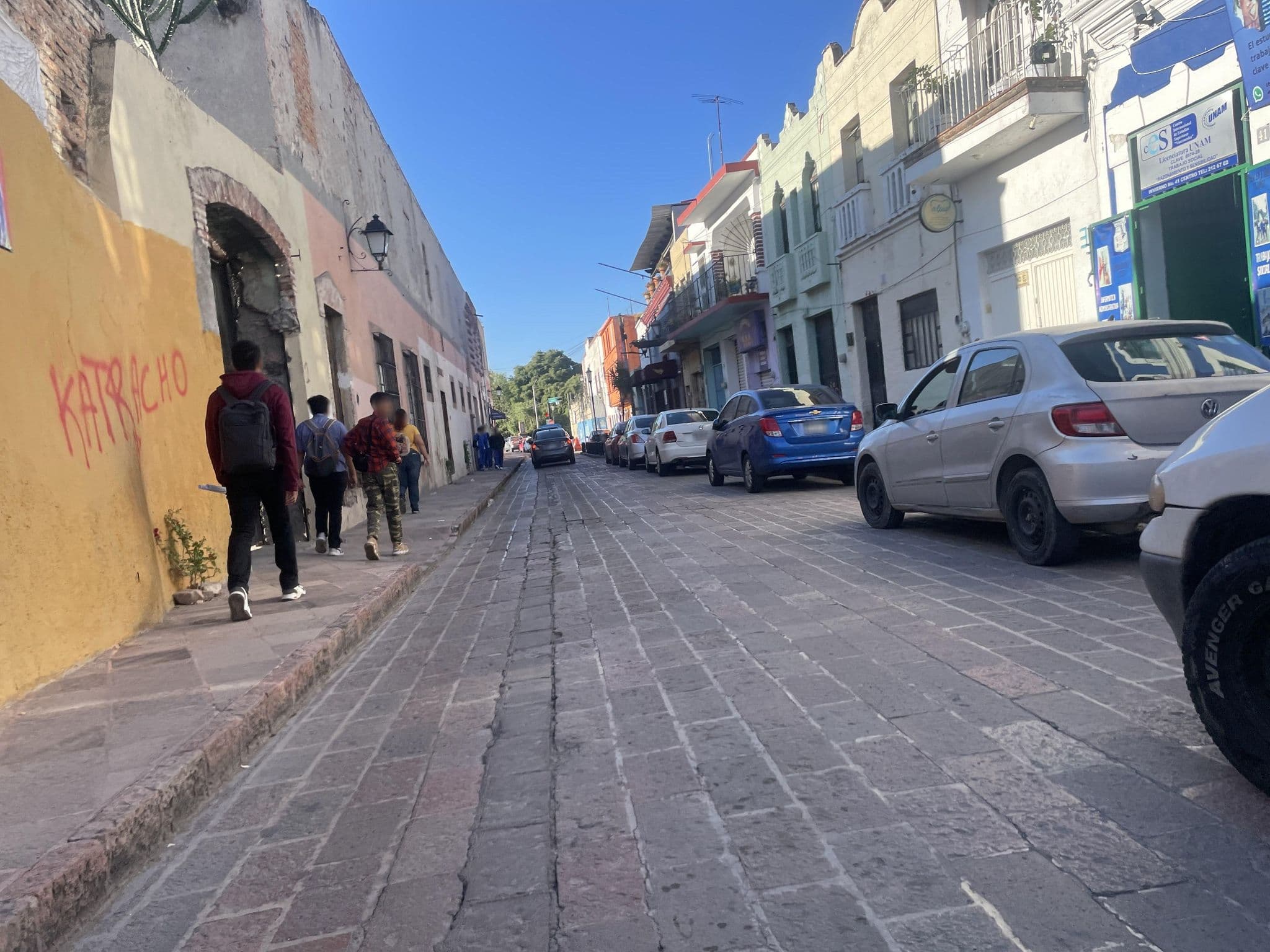 Street view near Puerta Del Cielo, Santiago de Querétaro — © JLSilverio (CC BY-SA · Mapillary)