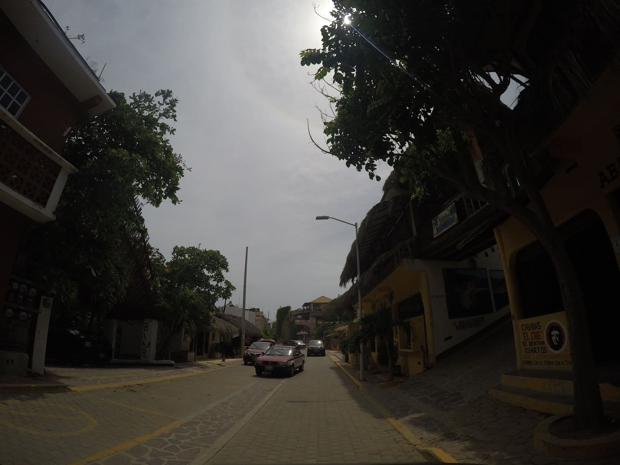 Street view near Bambú, Puerto Ángel