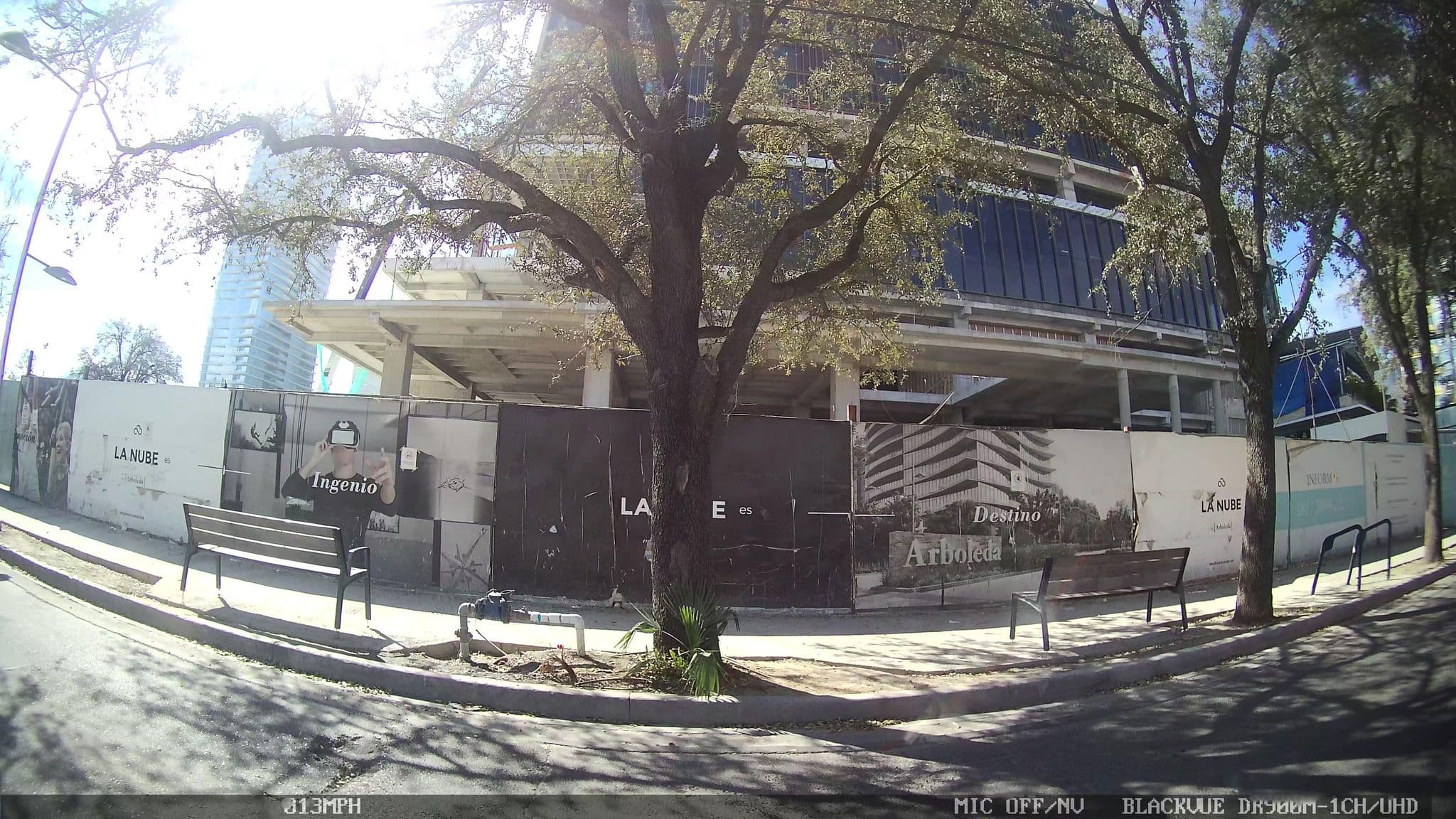Street view near JW Marriott Hotel Monterrey Valle, San Pedro Garza García — © kaartcam (CC BY-SA · Mapillary)