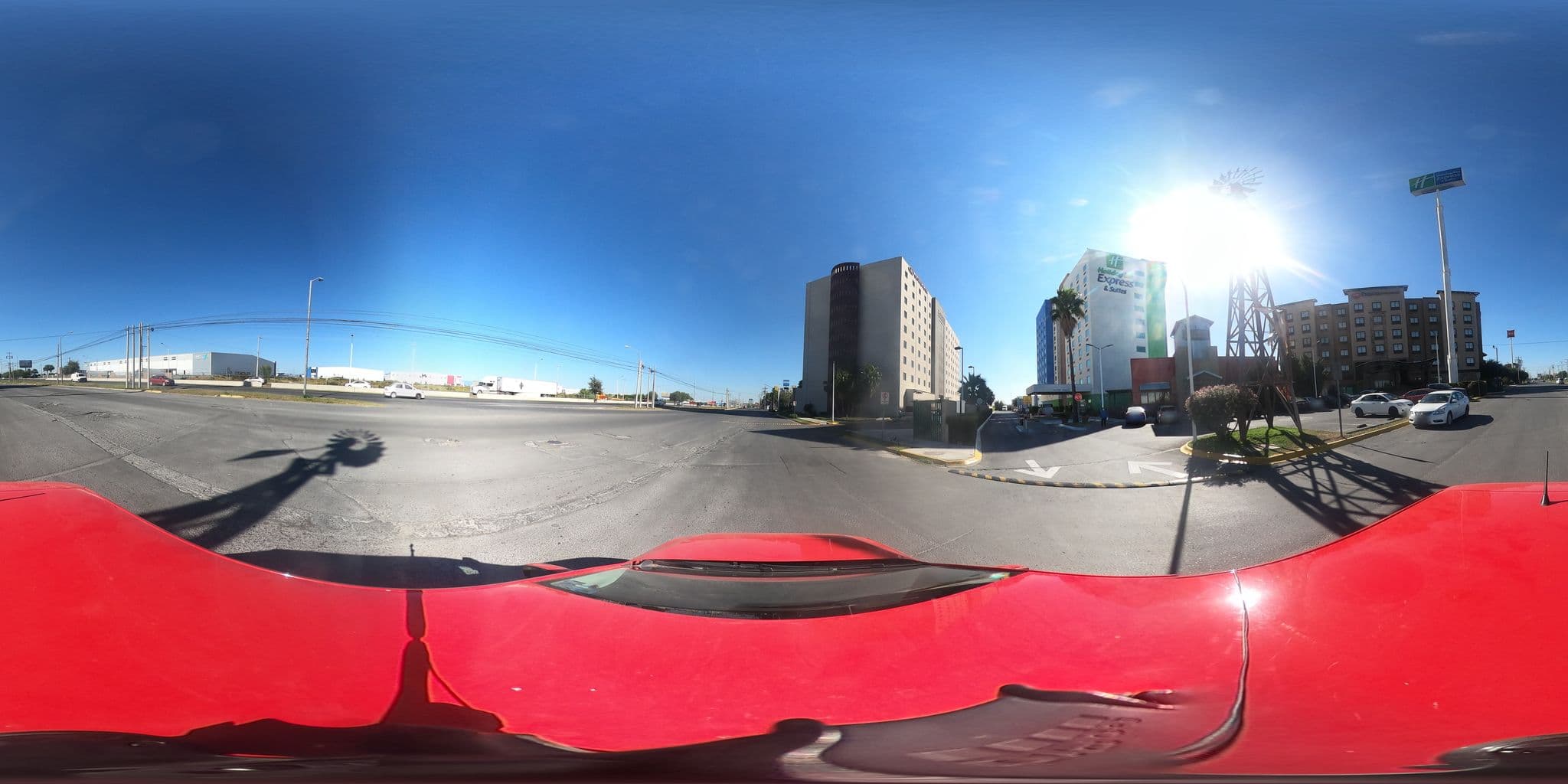 Street view near Holiday Inn Express & Suites Monterrey Aeropuerto, Ladrillera (Entronque Pesquería) — © innerpace360 (CC BY-SA · Mapillary)