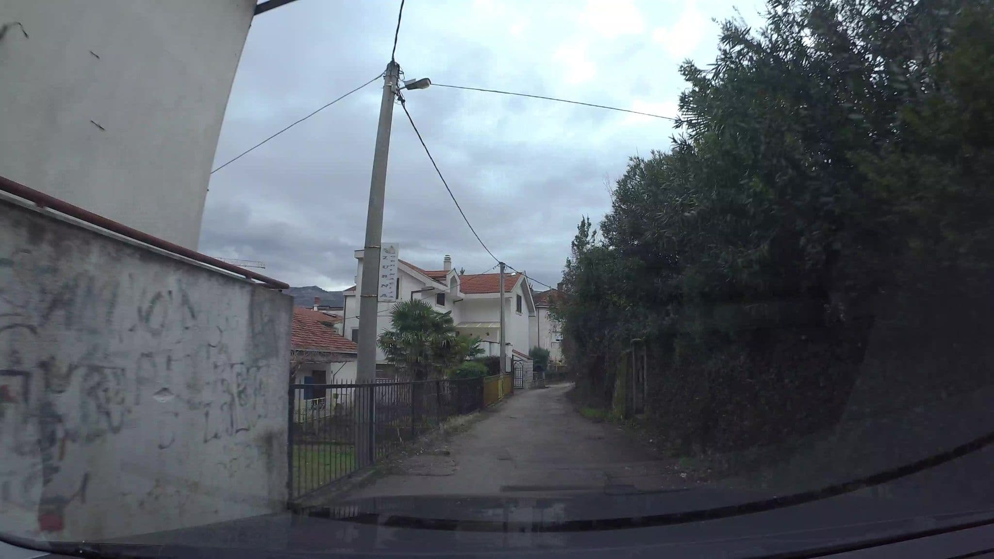 Street view near Villa Polonia, Mostar