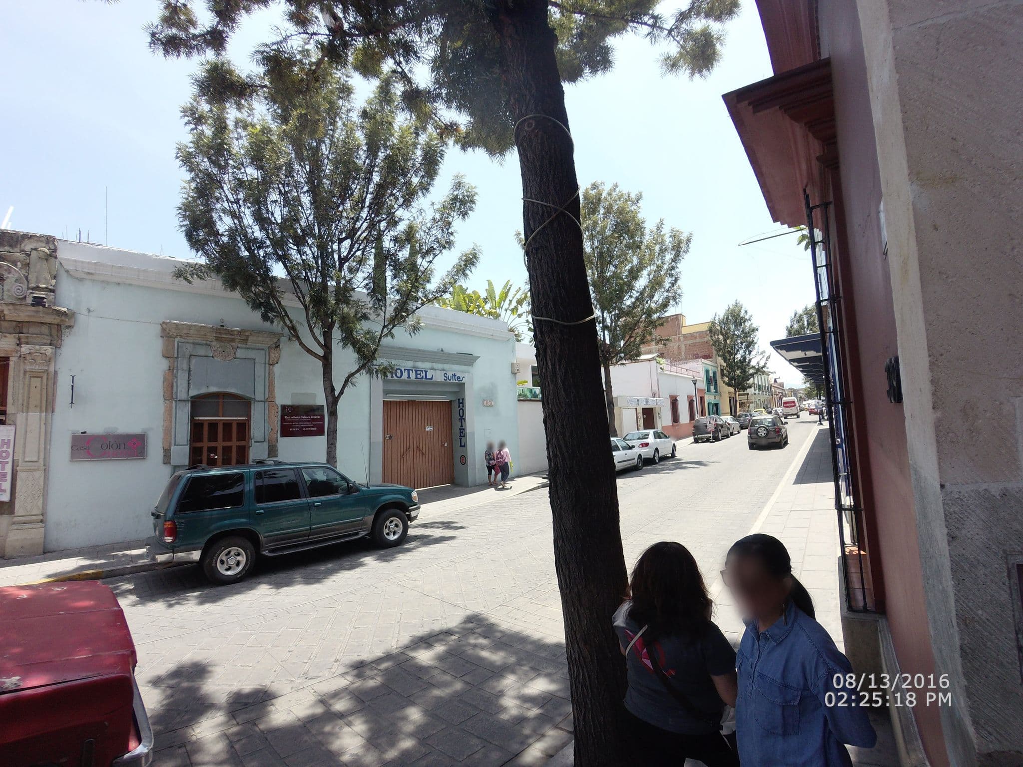 Street view near Hotel Parador San Jose, Oaxaca