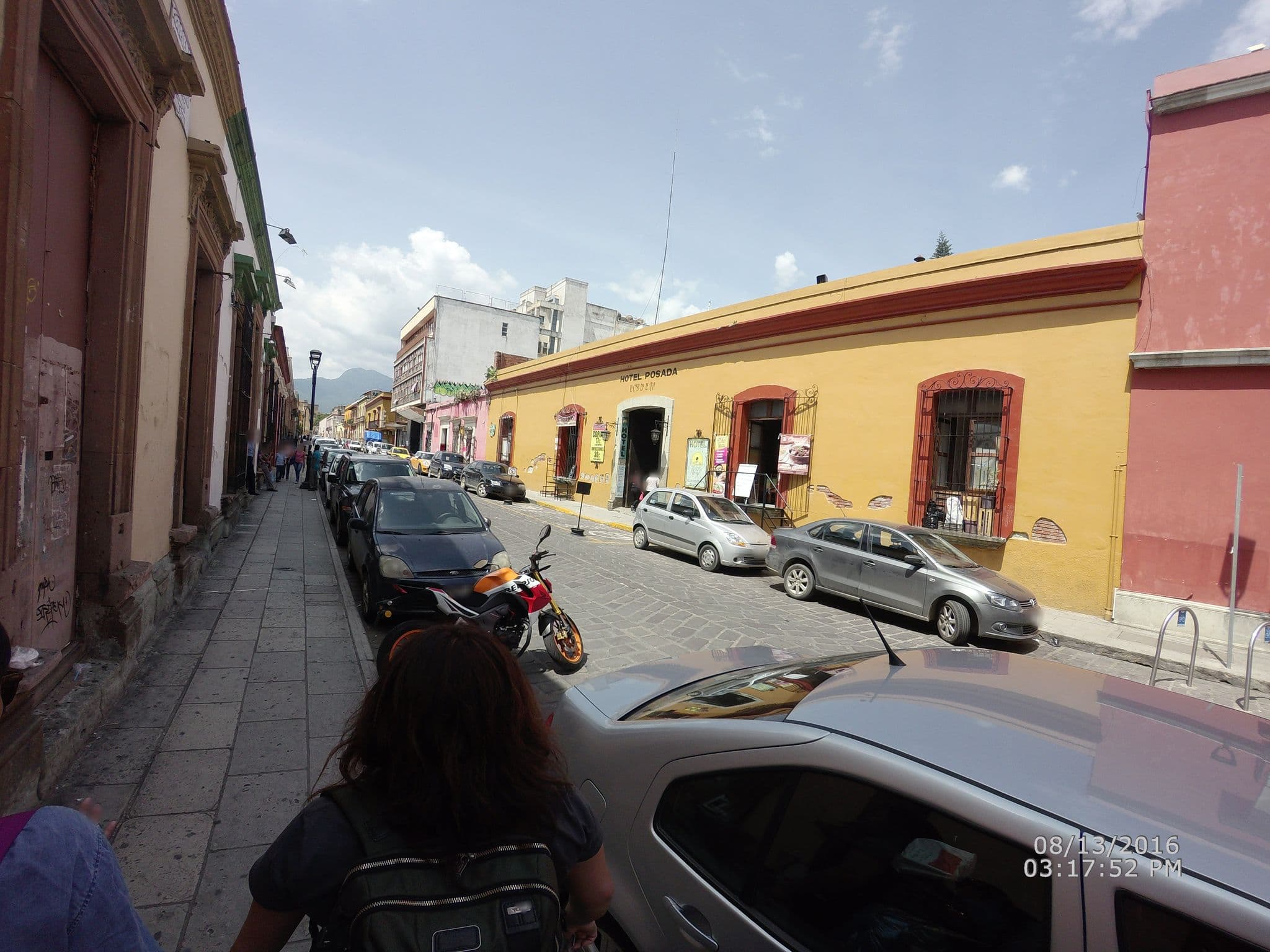 Street view near Hotel Posada la Casa de la Tía, Oaxaca