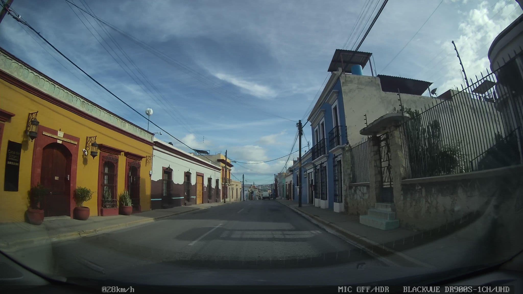 Street view near La Casa del Sótano, Oaxaca