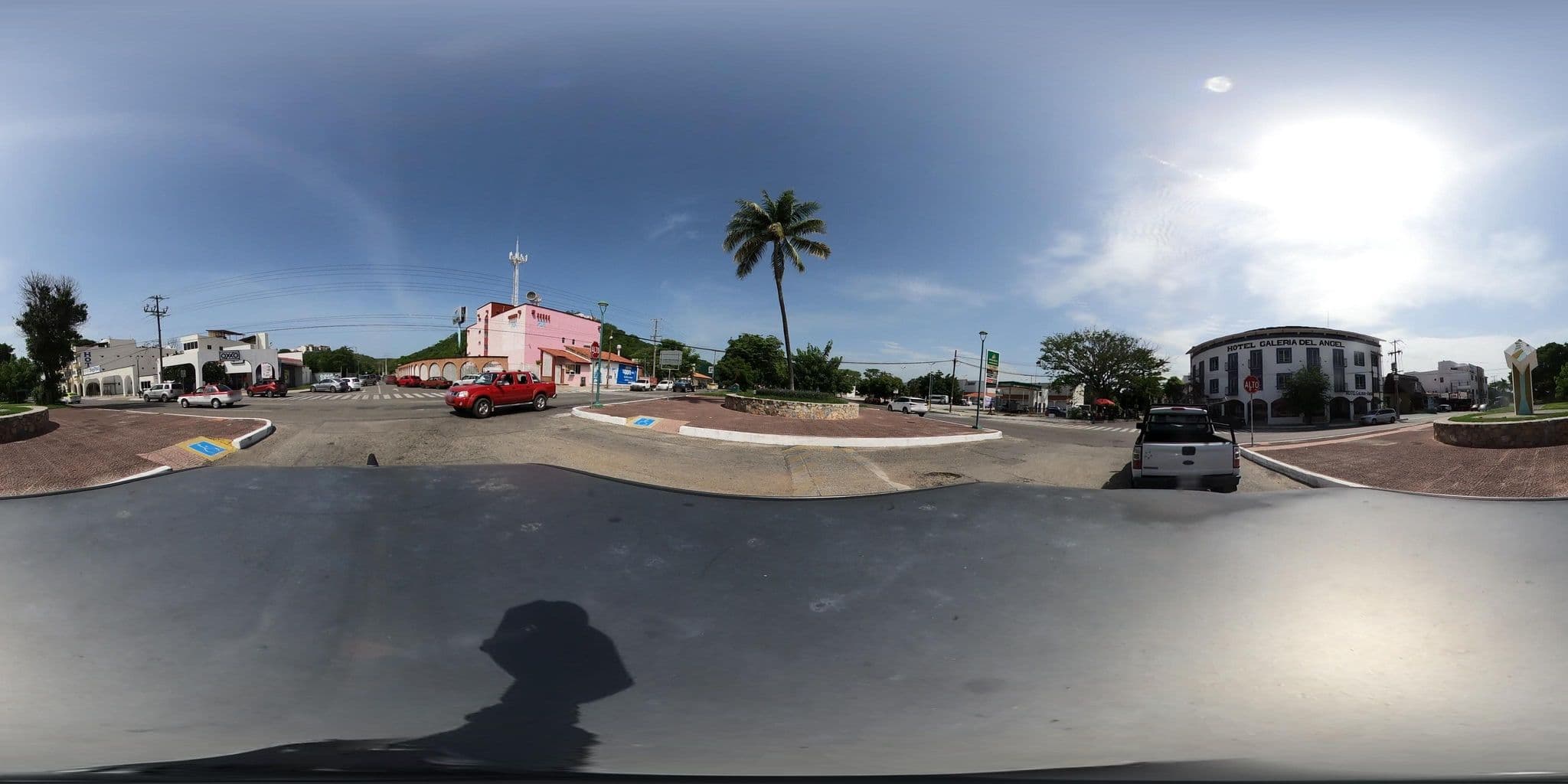 Street view near Hotel Galería del Ángel, Crucecita — © nicovargas (CC BY-SA · Mapillary)