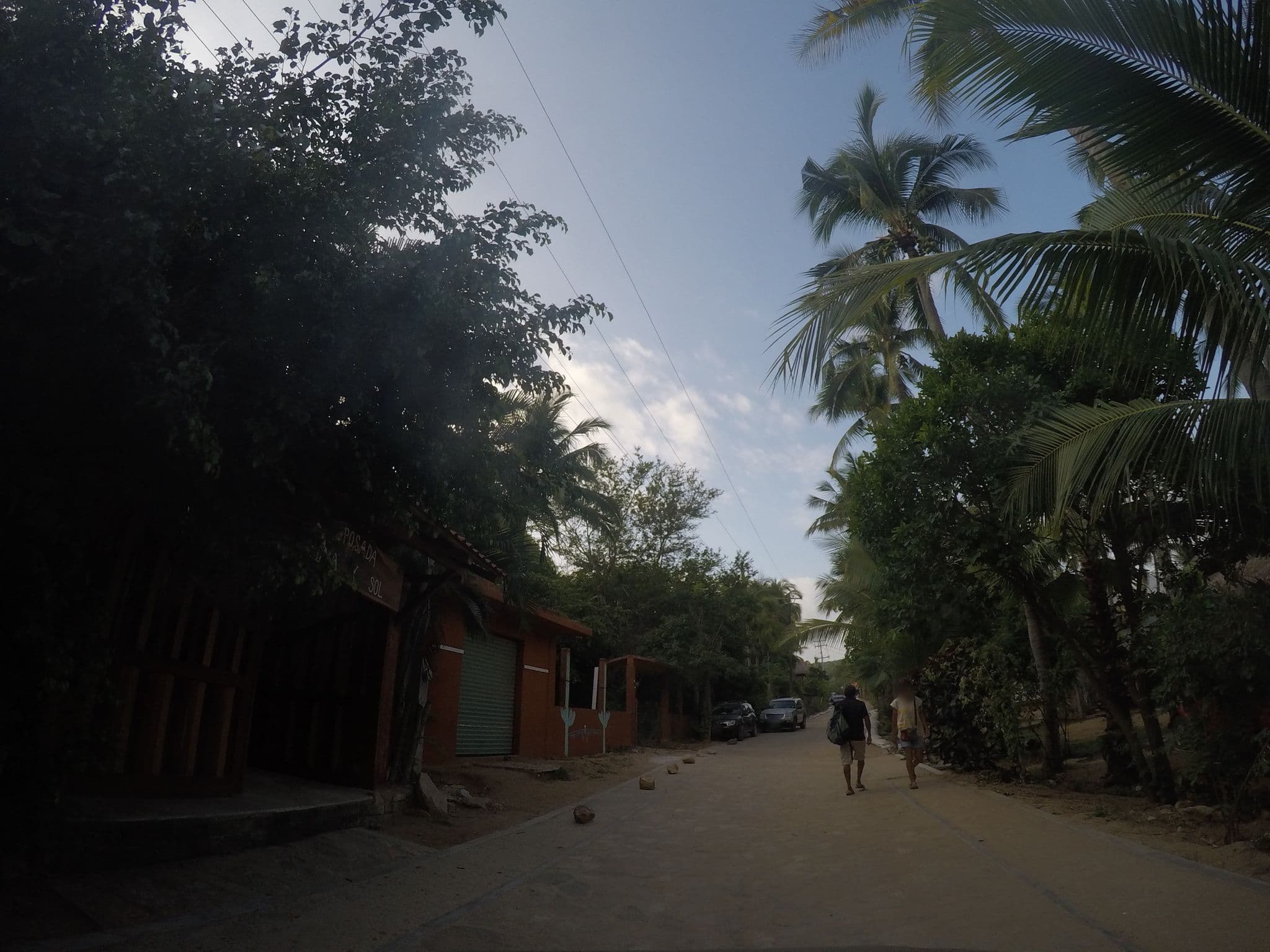 Street view near Posada Luna y Sol, Puerto Ángel — © t0mmy (CC BY-SA · Mapillary)