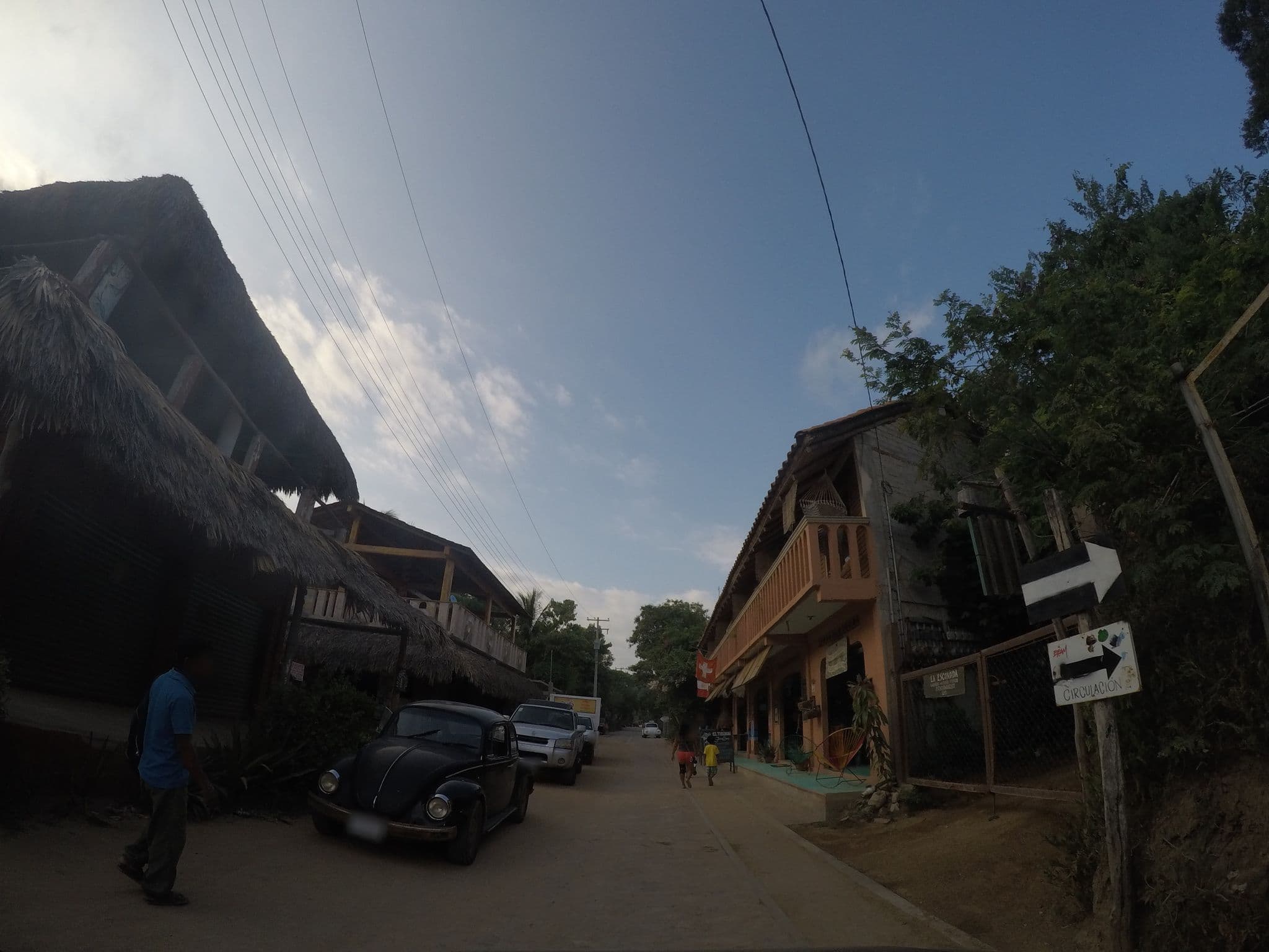 Street view near Casa El Rinconcito, Puerto Ángel