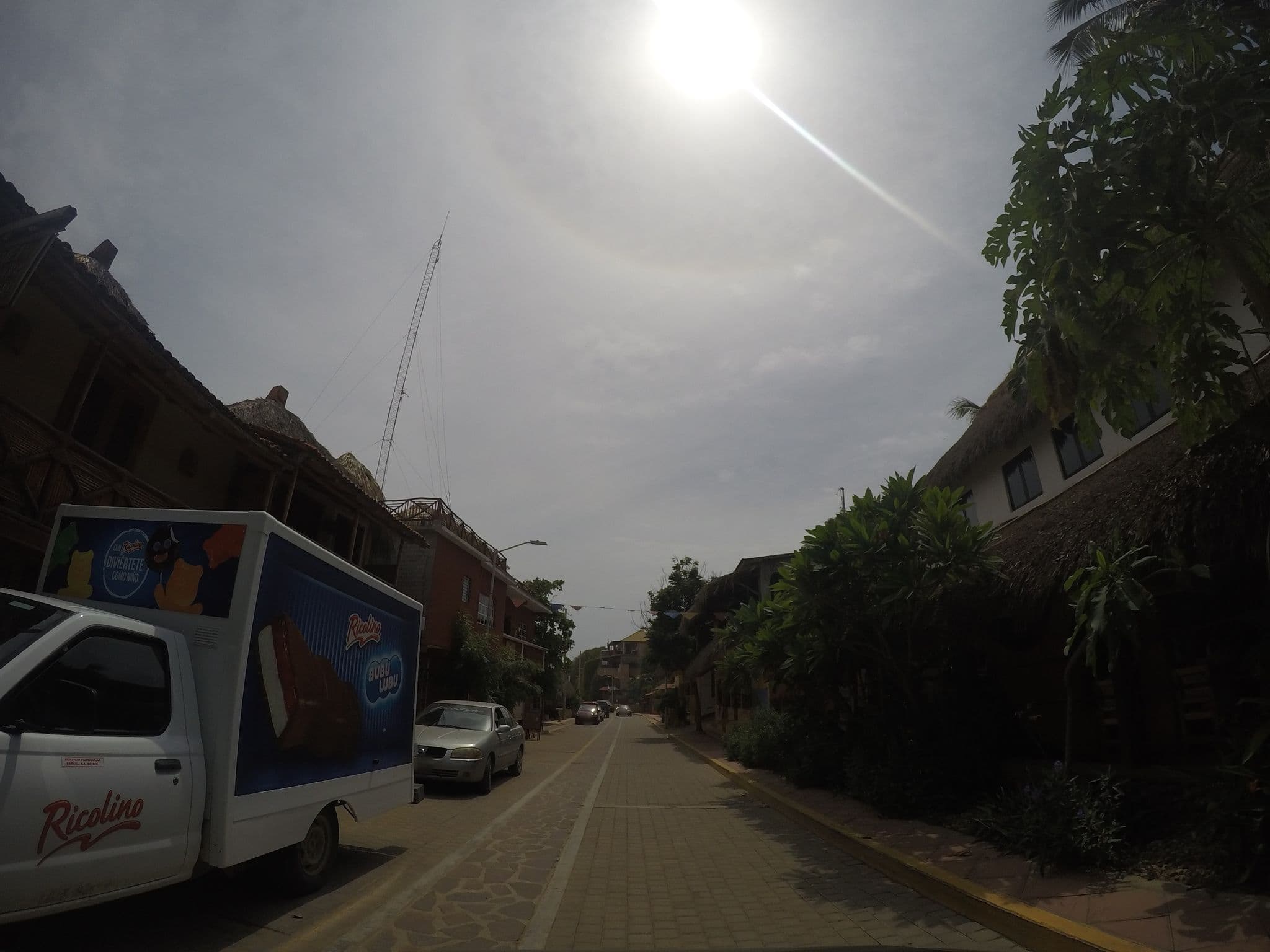 Street view near Posada Kaly, Puerto Ángel