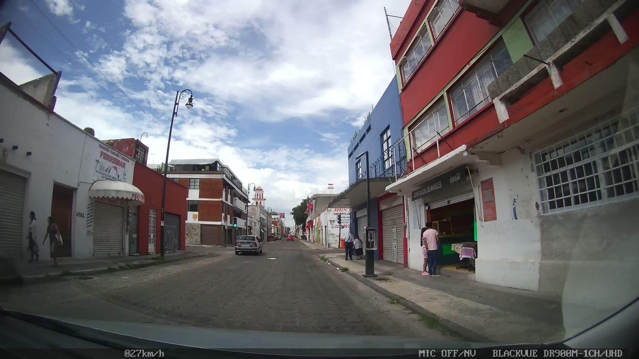 Street view near Hostal Azul Puebla, Puebla — © kaart_4 (CC BY-SA · Mapillary)