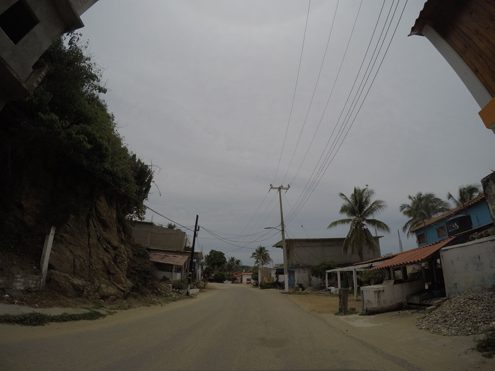 Street view near Hotel Neptuno, Puerto Ángel