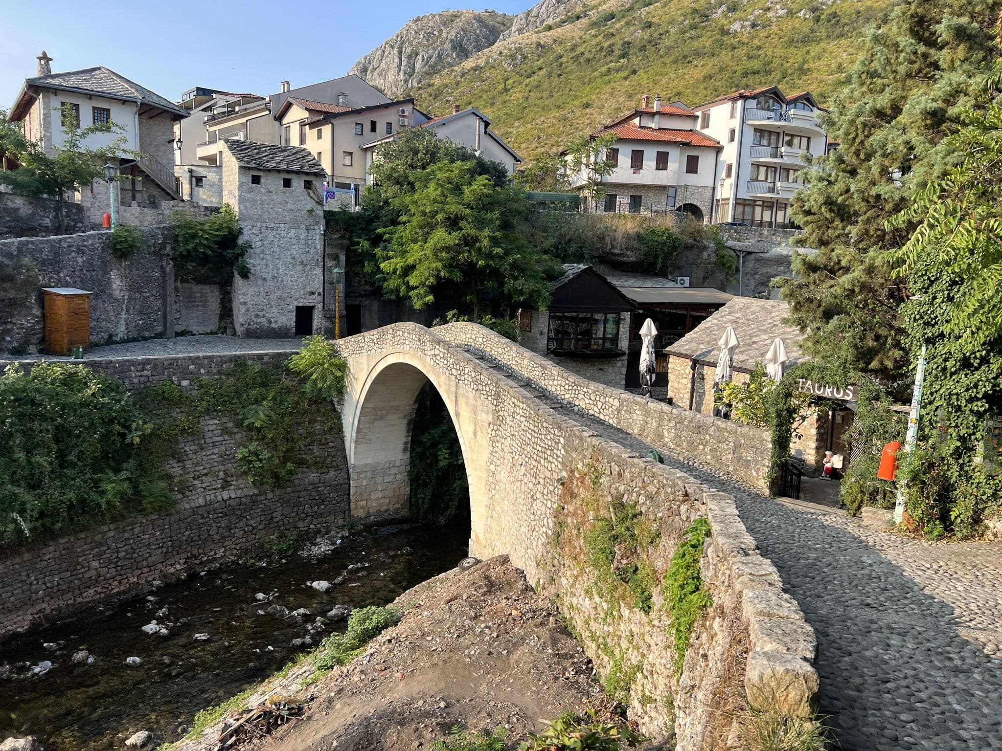Street view near Pansion Oscar Summer Garden, Mostar