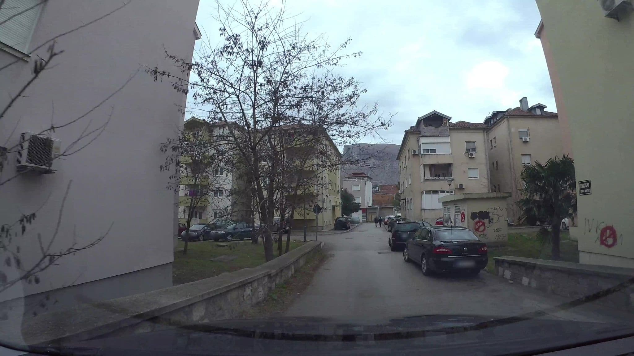 Street view near Luxury apartment black and gold, Mostar