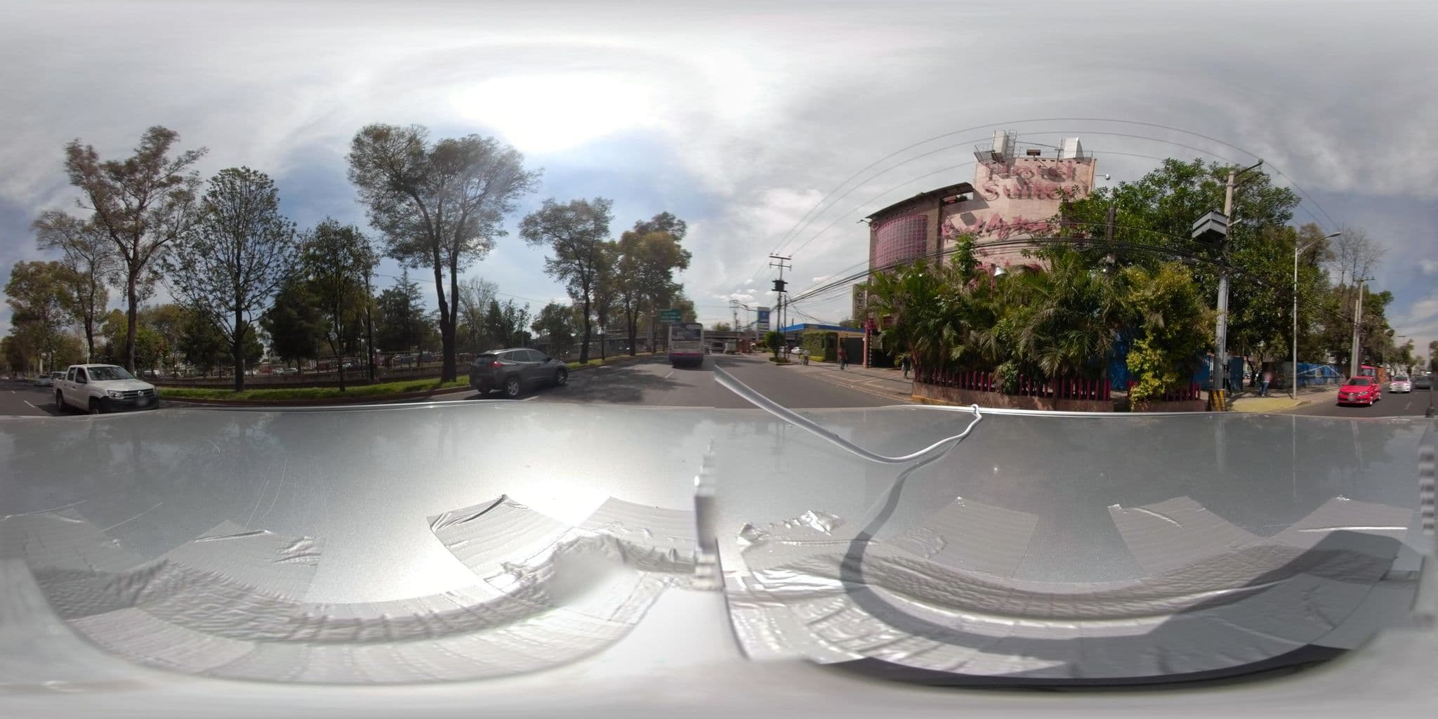 Street view near Hotel Real Azteca, Tlalpan — © opskylab (CC BY-SA · Mapillary)