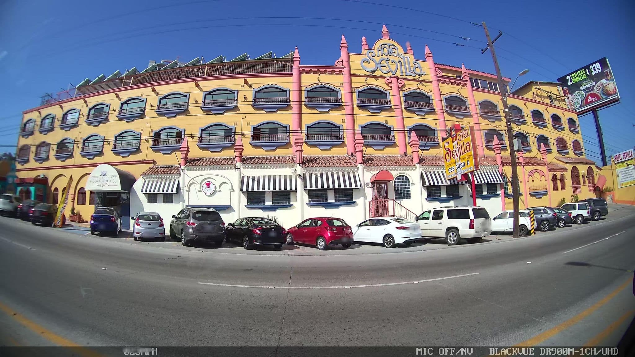 Street view near Hotel Sevilla, Tijuana — © kaart_2 (CC BY-SA · Mapillary)