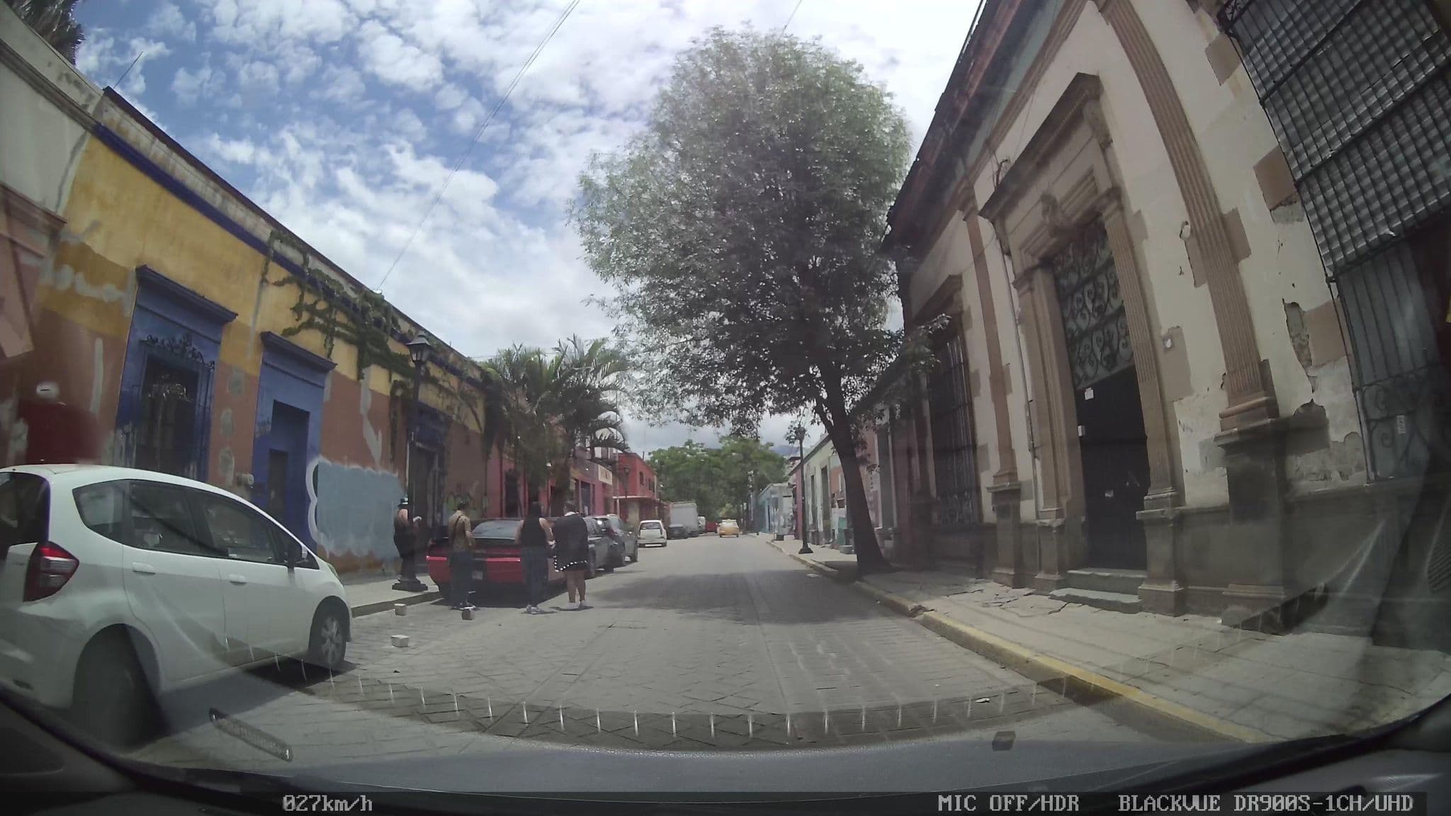 Street view near Casa Xtilu, Oaxaca