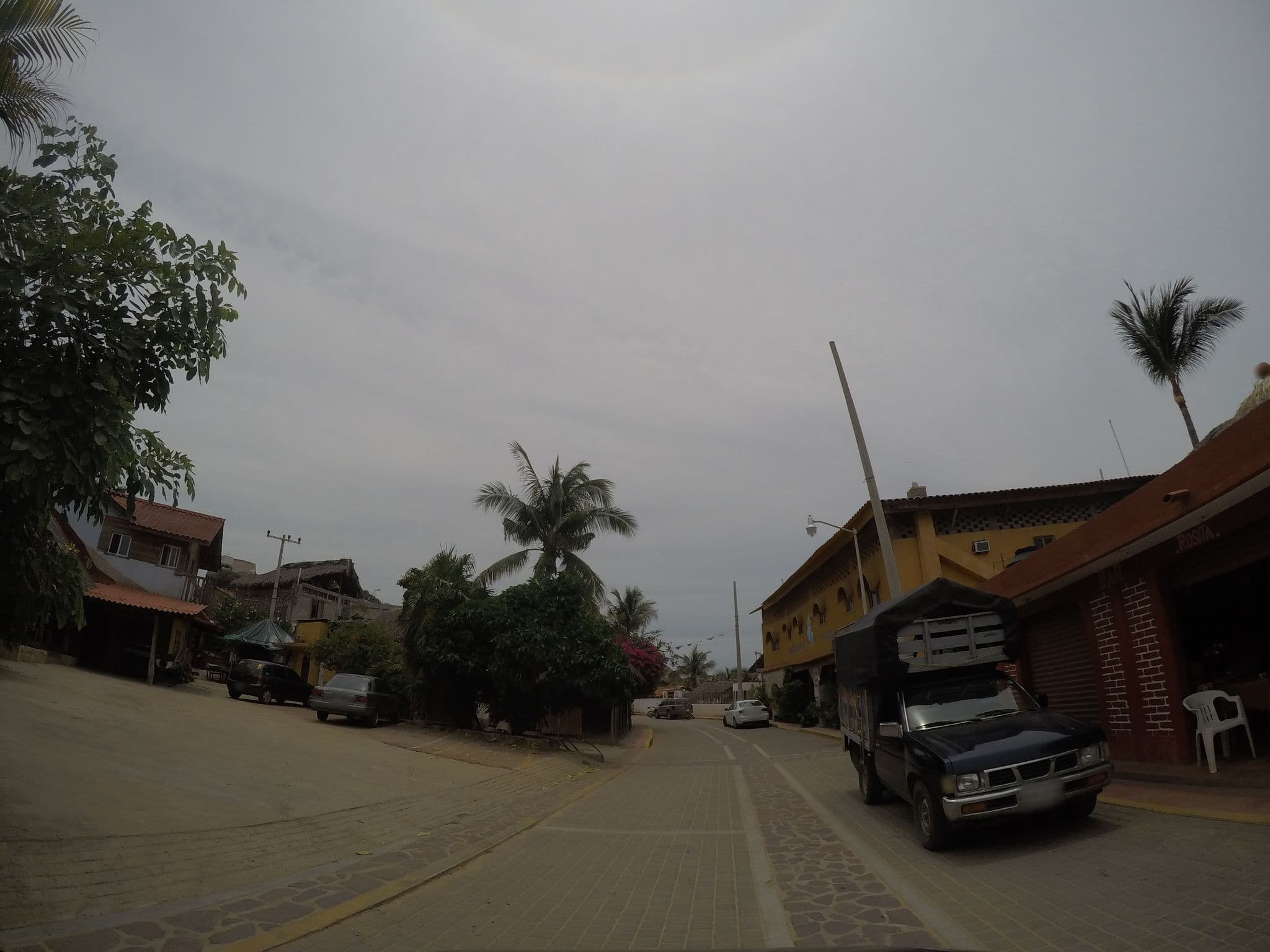 Street view near Hotel Paraiso del Pescador, Puerto Ángel