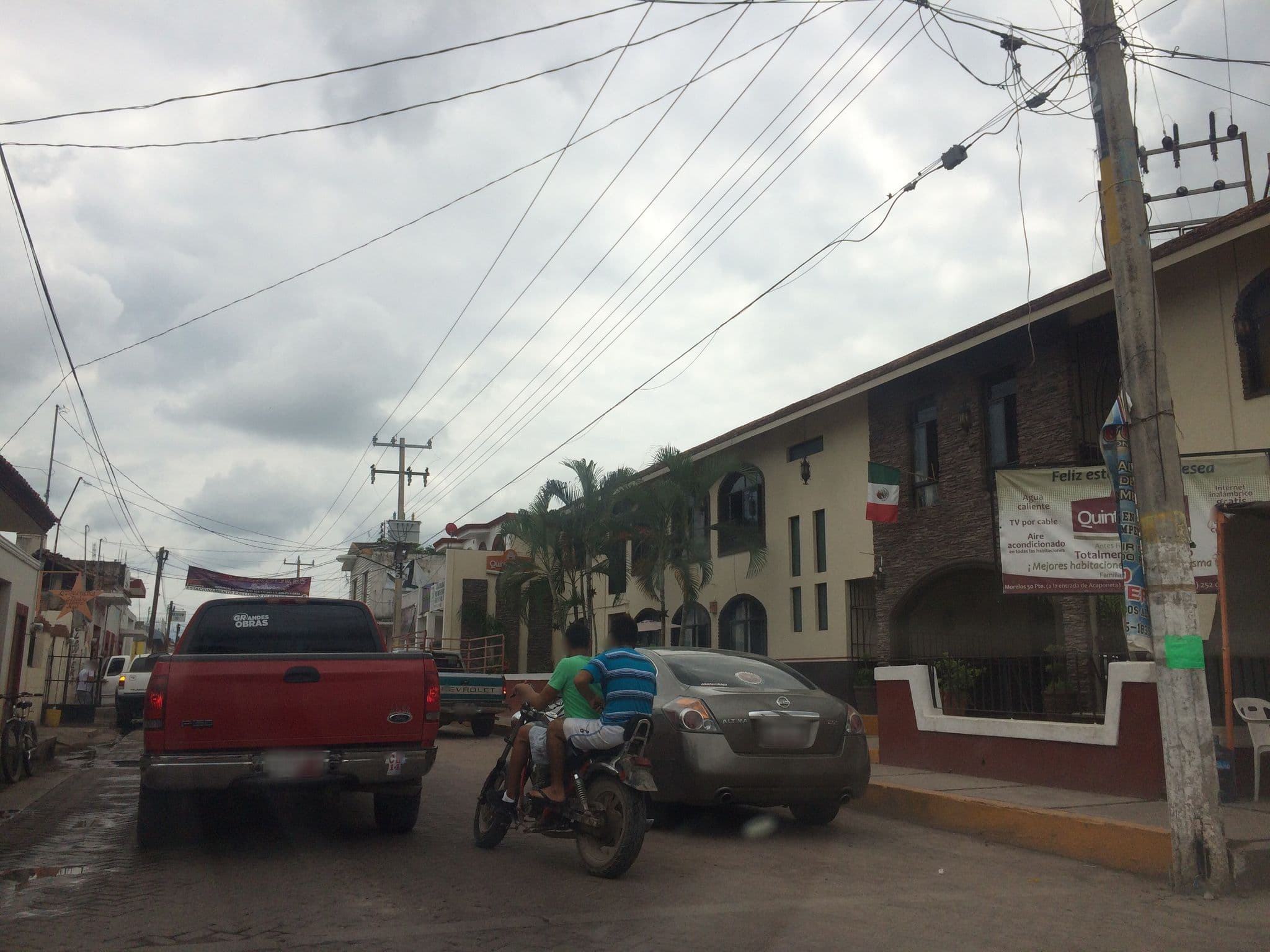 Street view near Hotel Quinta Blanca, Acaponeta — © alanjisa (CC BY-SA · Mapillary)