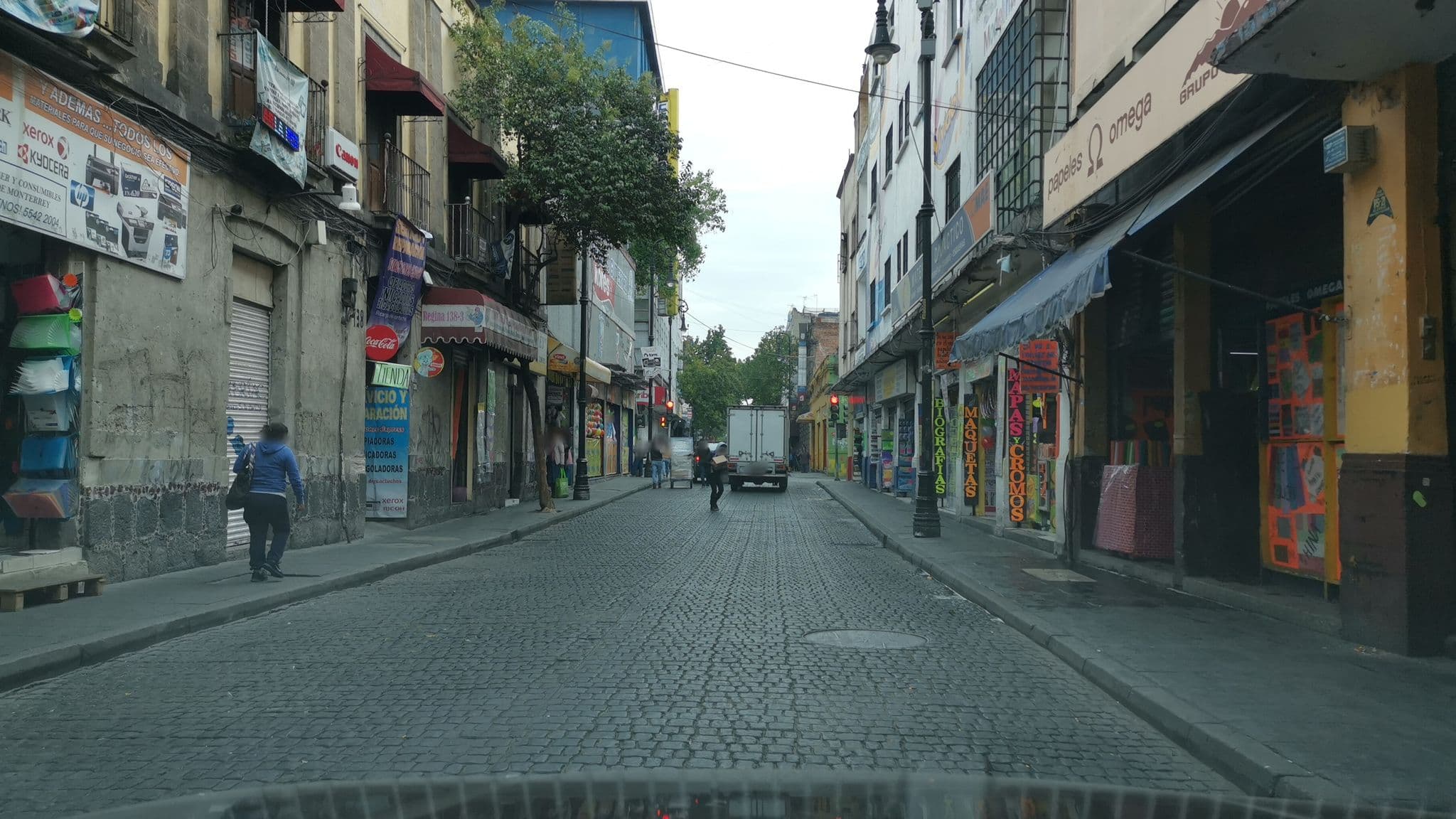 Street view near Hotel Regina, Mexico City — © gchava85 (CC BY-SA · Mapillary)