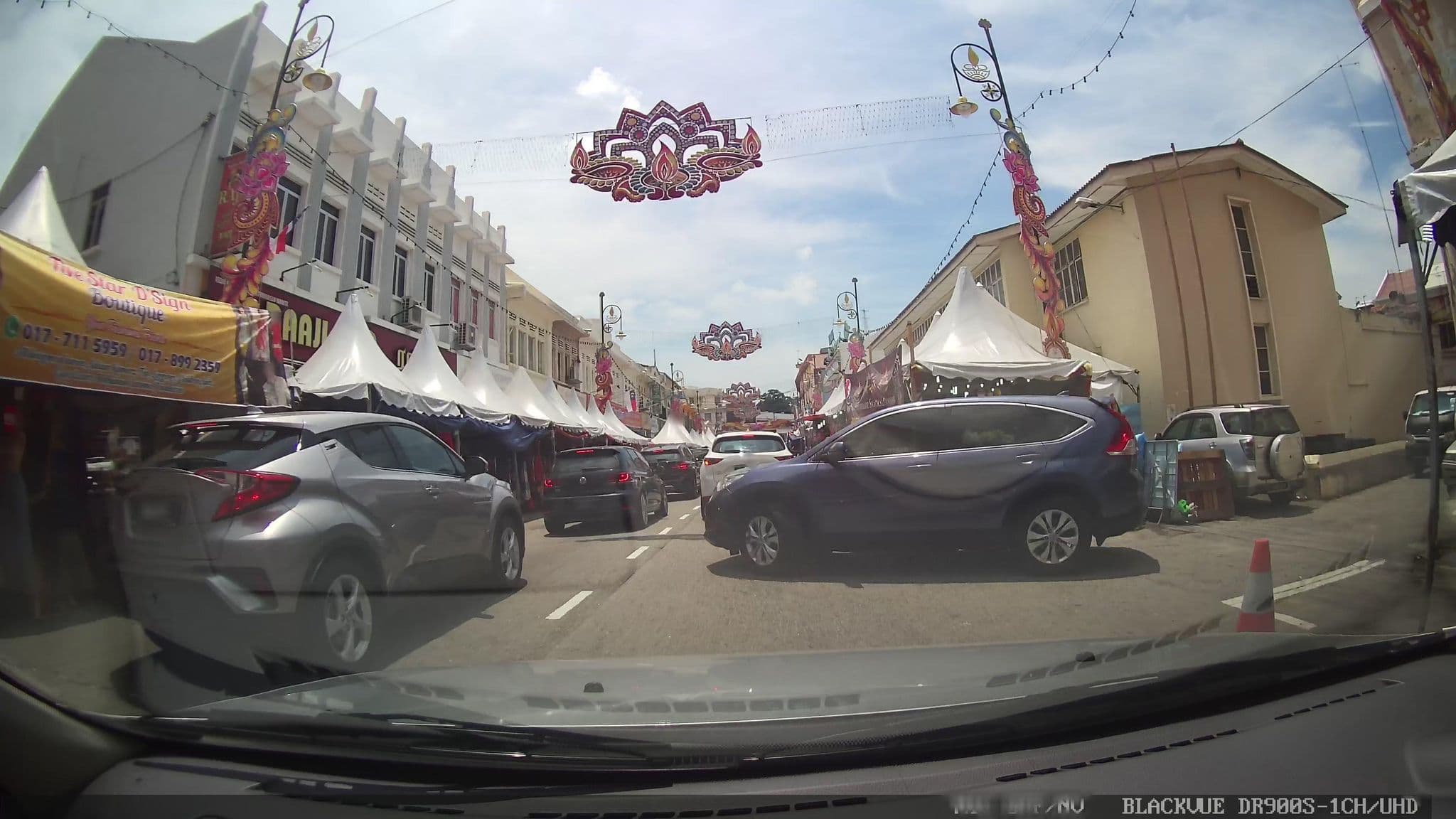 Street view near Valiant Hotel, Malacca