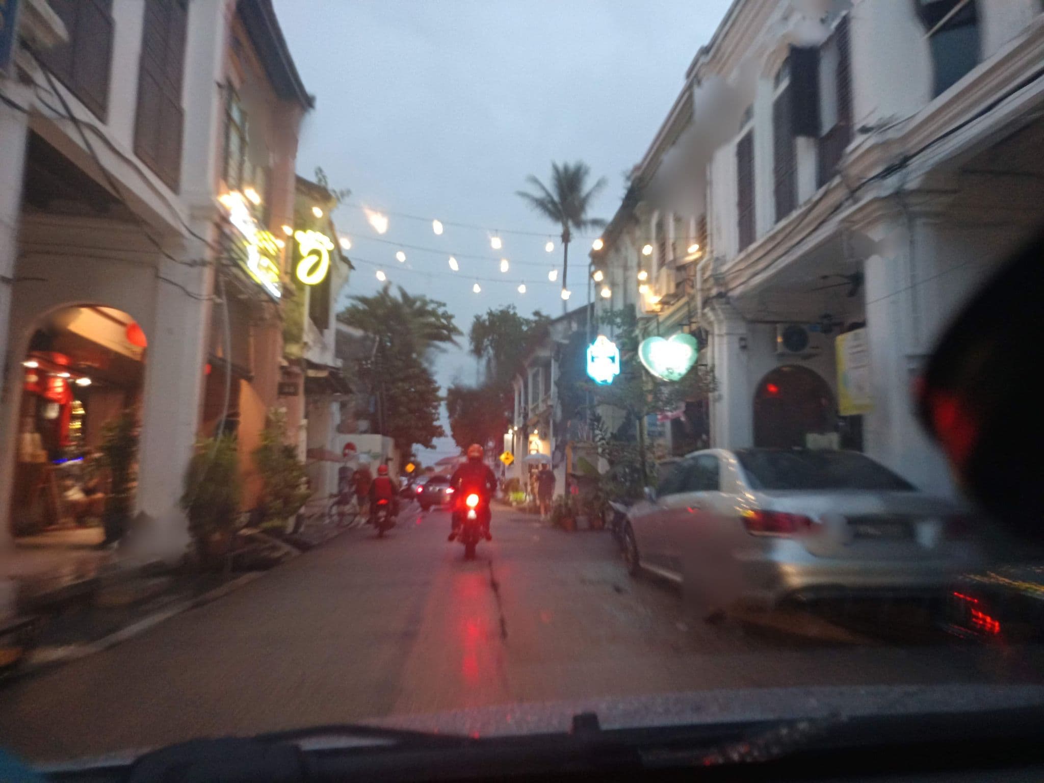 Street view near Red Inn Hotel, George Town