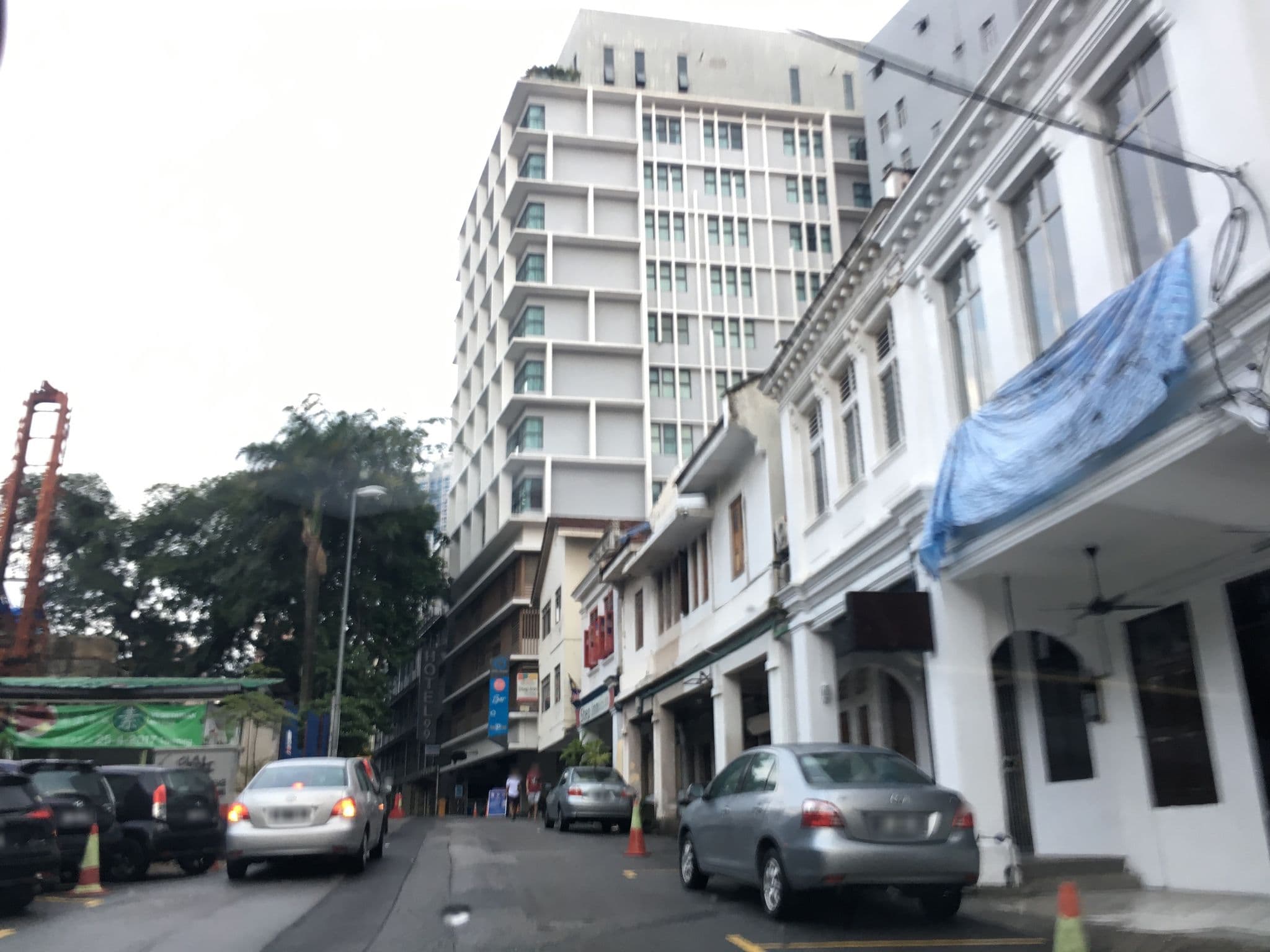 Street view near Casa Villa, Bukit Bintang