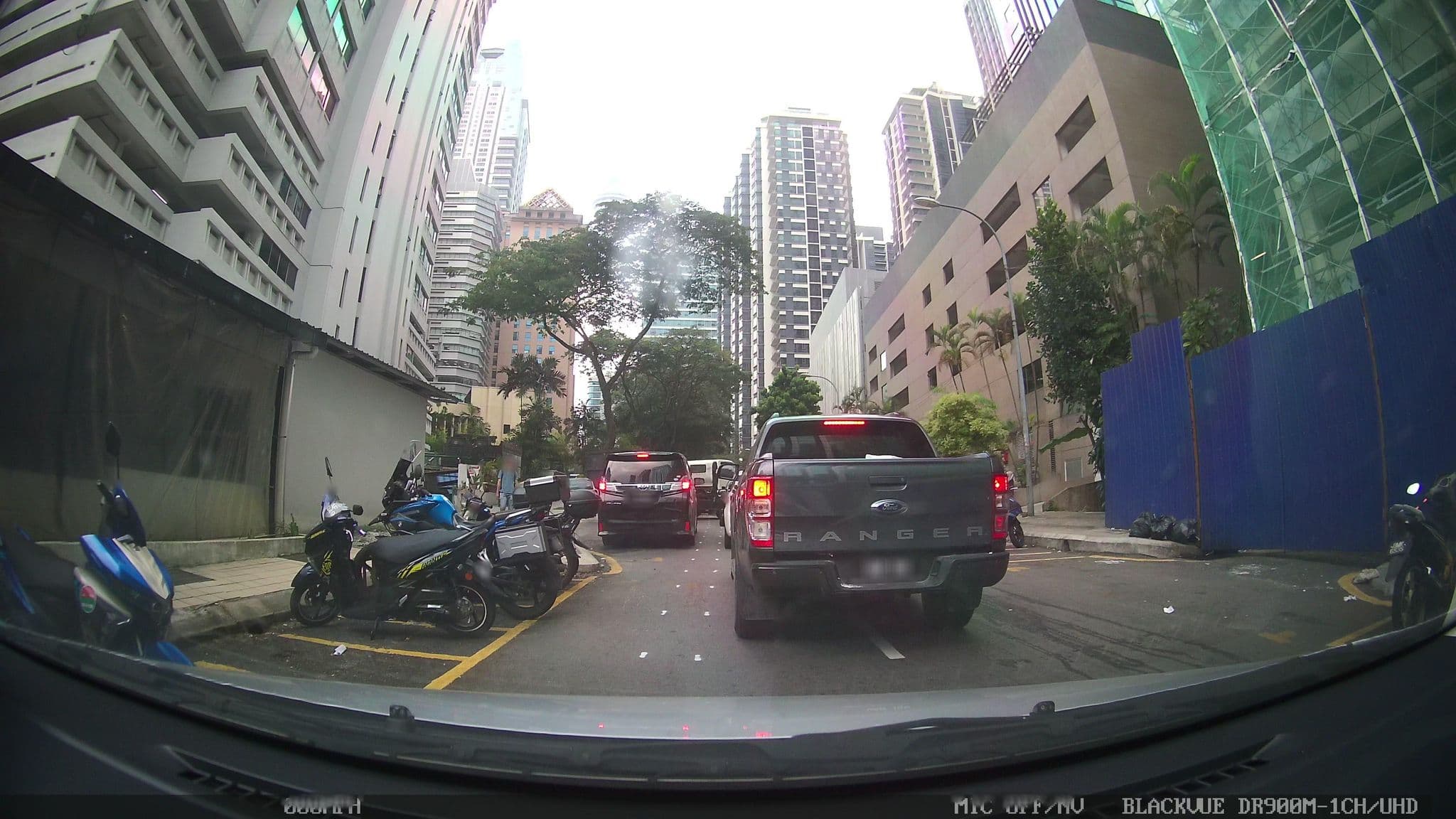 Street view near Lodge Paradize Hotel, Bukit Bintang