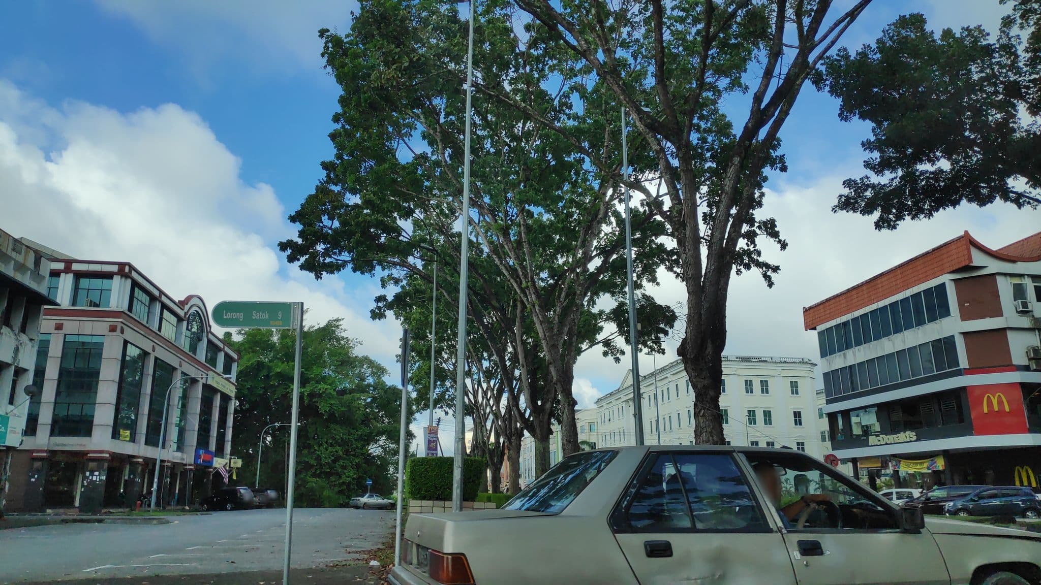 Street view near Haztech Global, Kuching