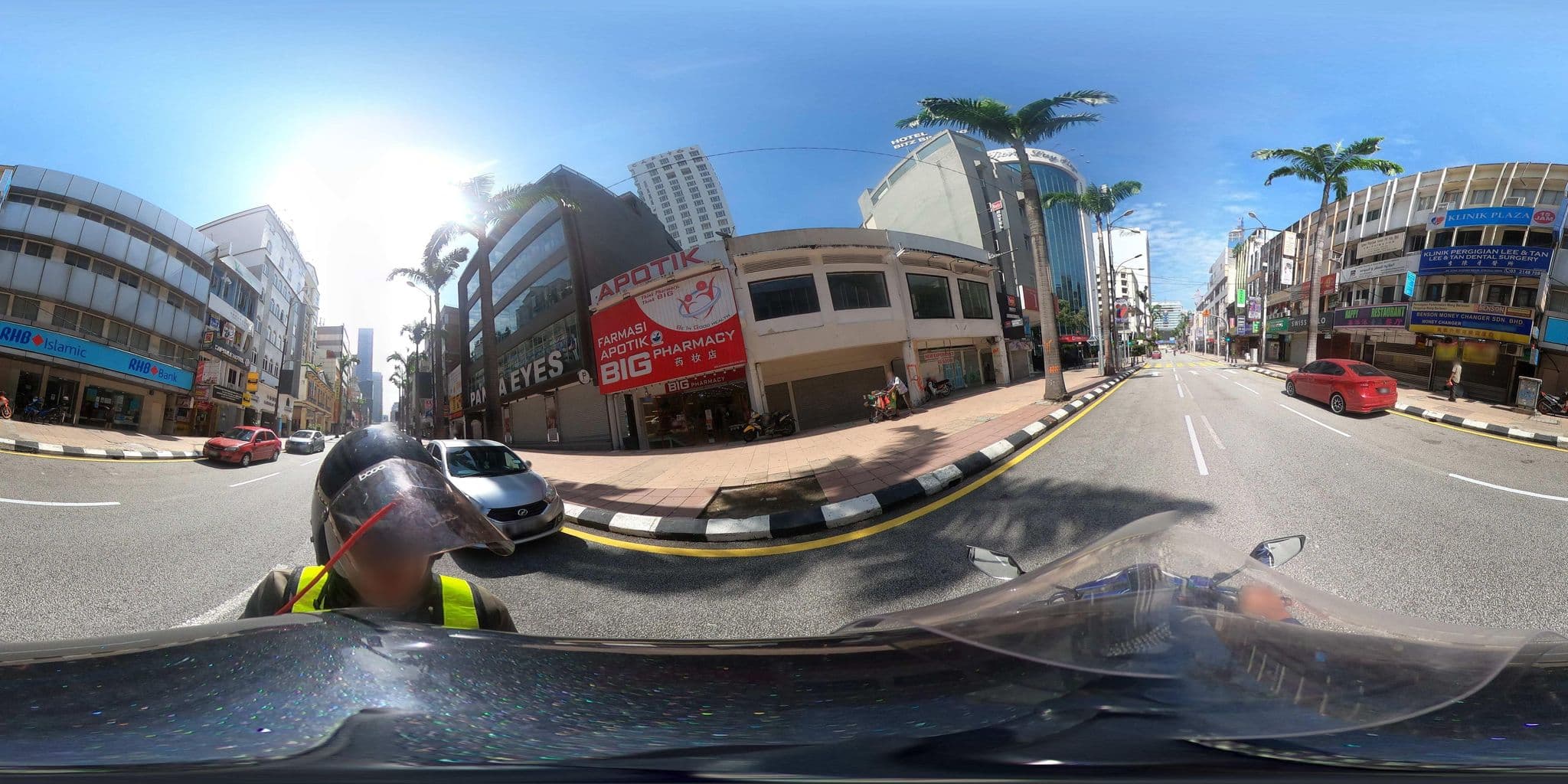 Street view near Starion Hotel, Bukit Bintang