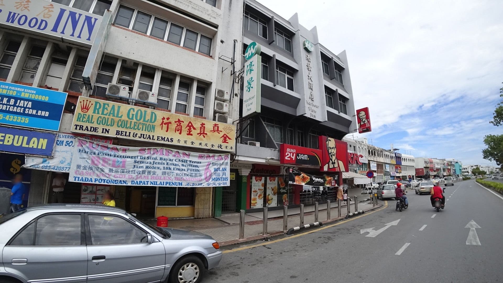 Street view near Harbour View Inn, Miri — © raito (CC BY-SA · Mapillary)