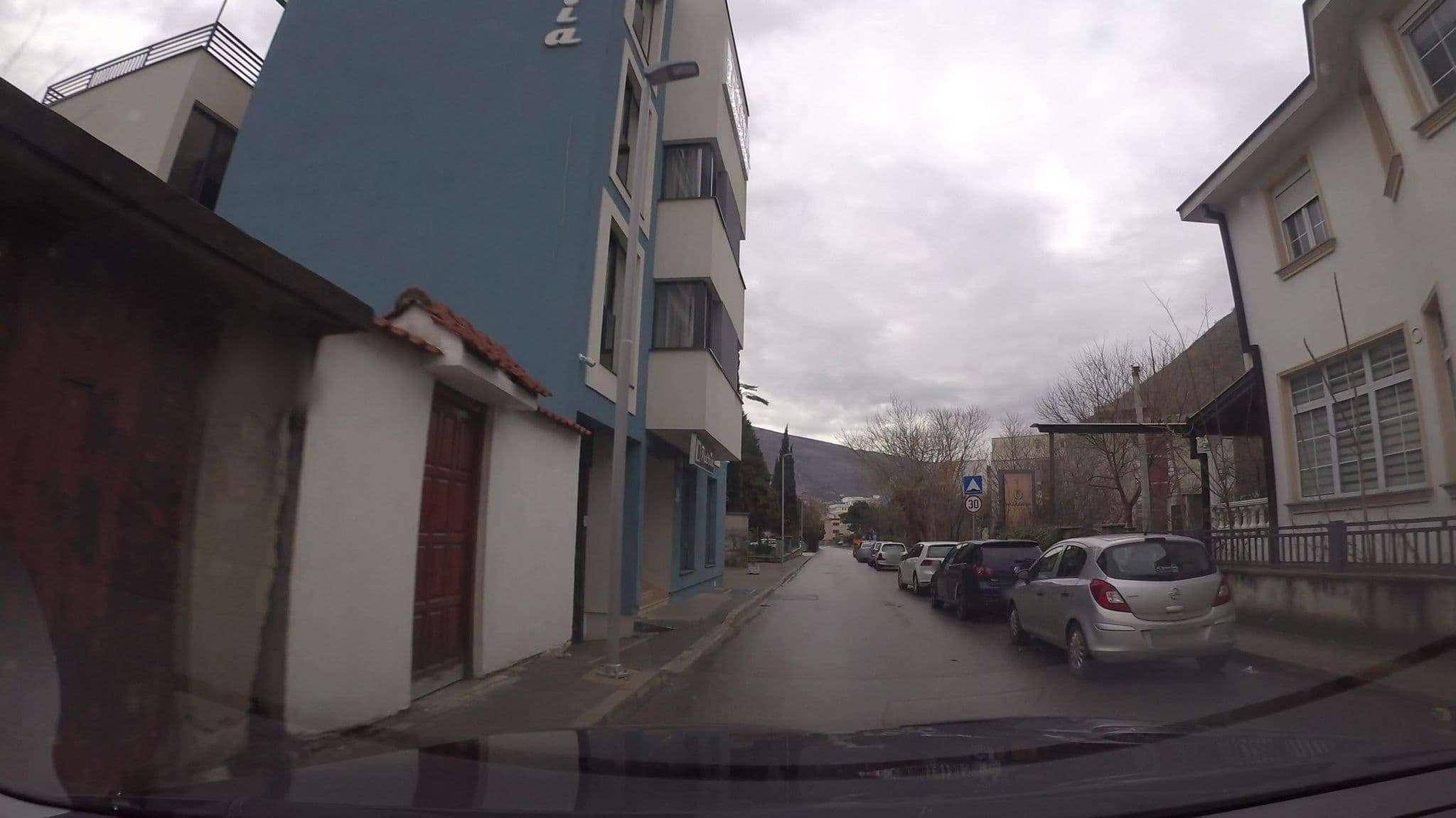 Street view near Hotel Patria, Mostar