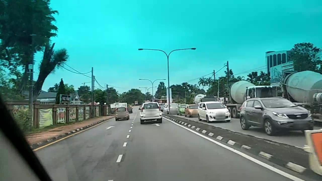 Street view near Regatta Express Suites Hotel, Kuching
