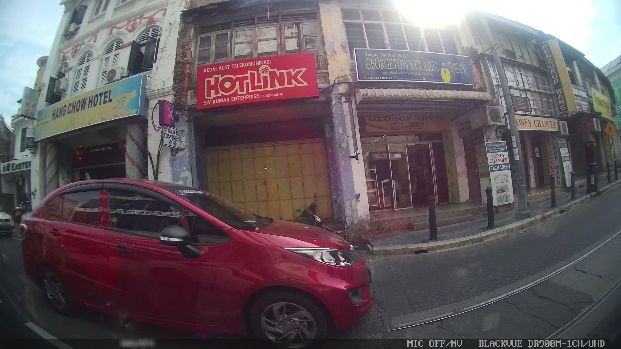 Street view near EZ Social Hostel, George Town