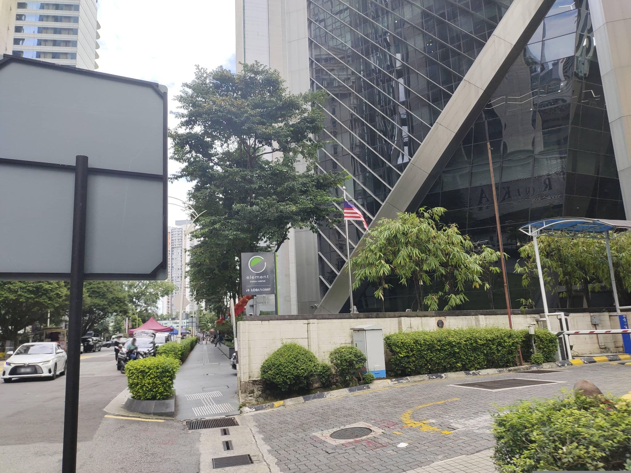 Street view near Perdana Kuala Lumpur City Centre, Bukit Bintang