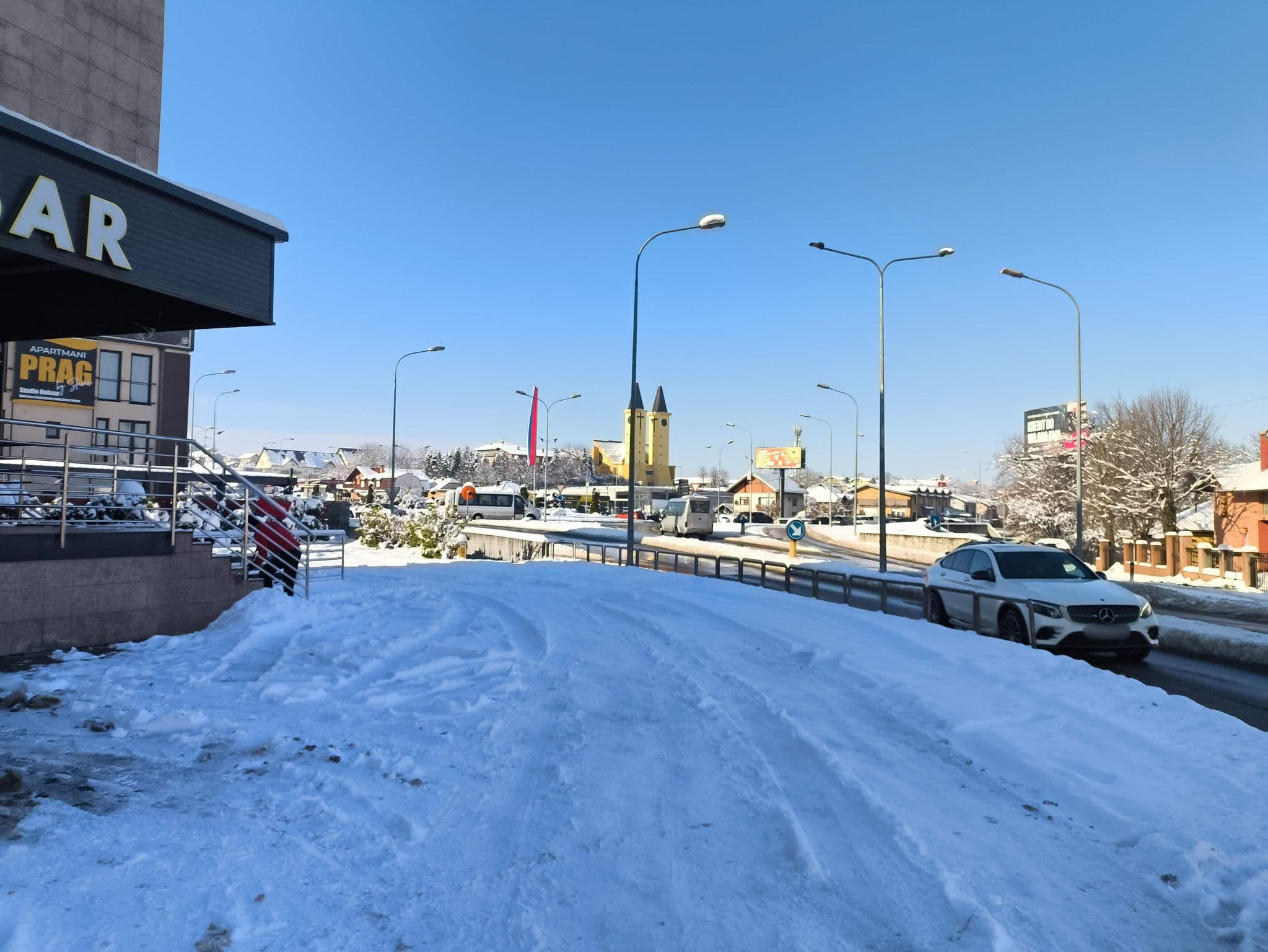 Street view near Hotel Jola, Banja Luka — © nevals (CC BY-SA · Mapillary)
