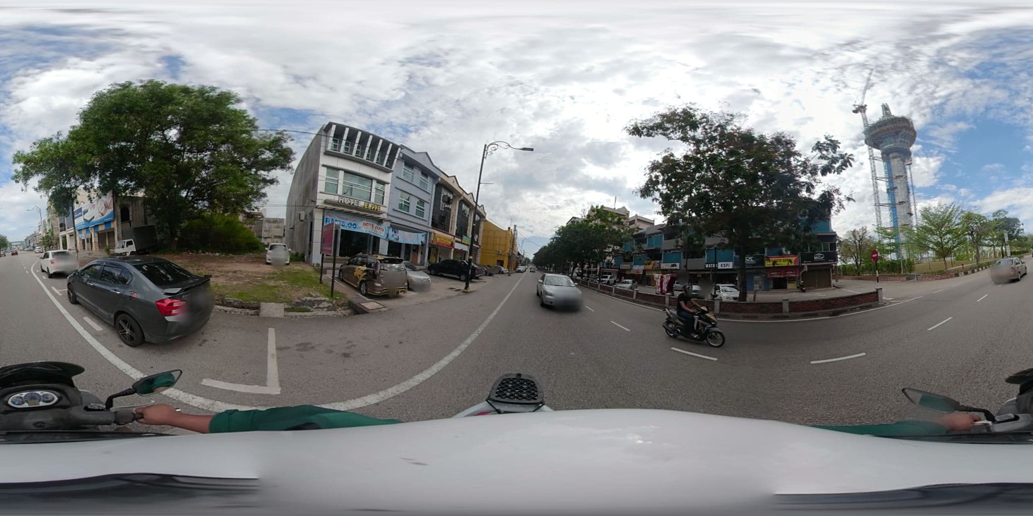 Street view near Hotel Elite, Kuantan — © faizmahabob (CC BY-SA · Mapillary)