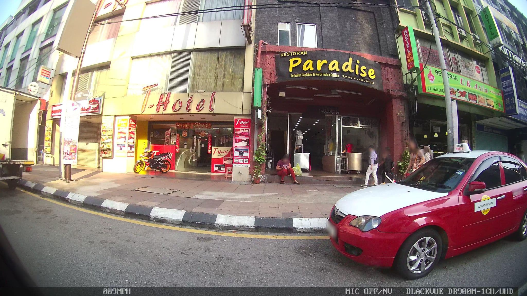 Street view near A Star Hotel, Bukit Bintang