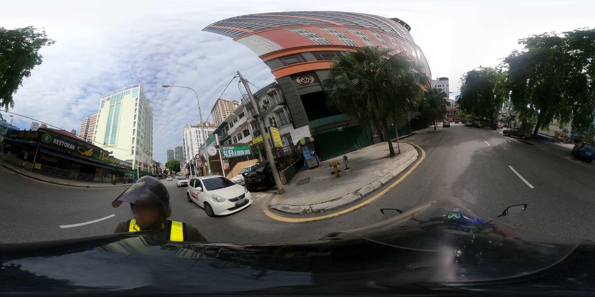 Street view near Hotel D'Lima Inn, Bukit Bintang