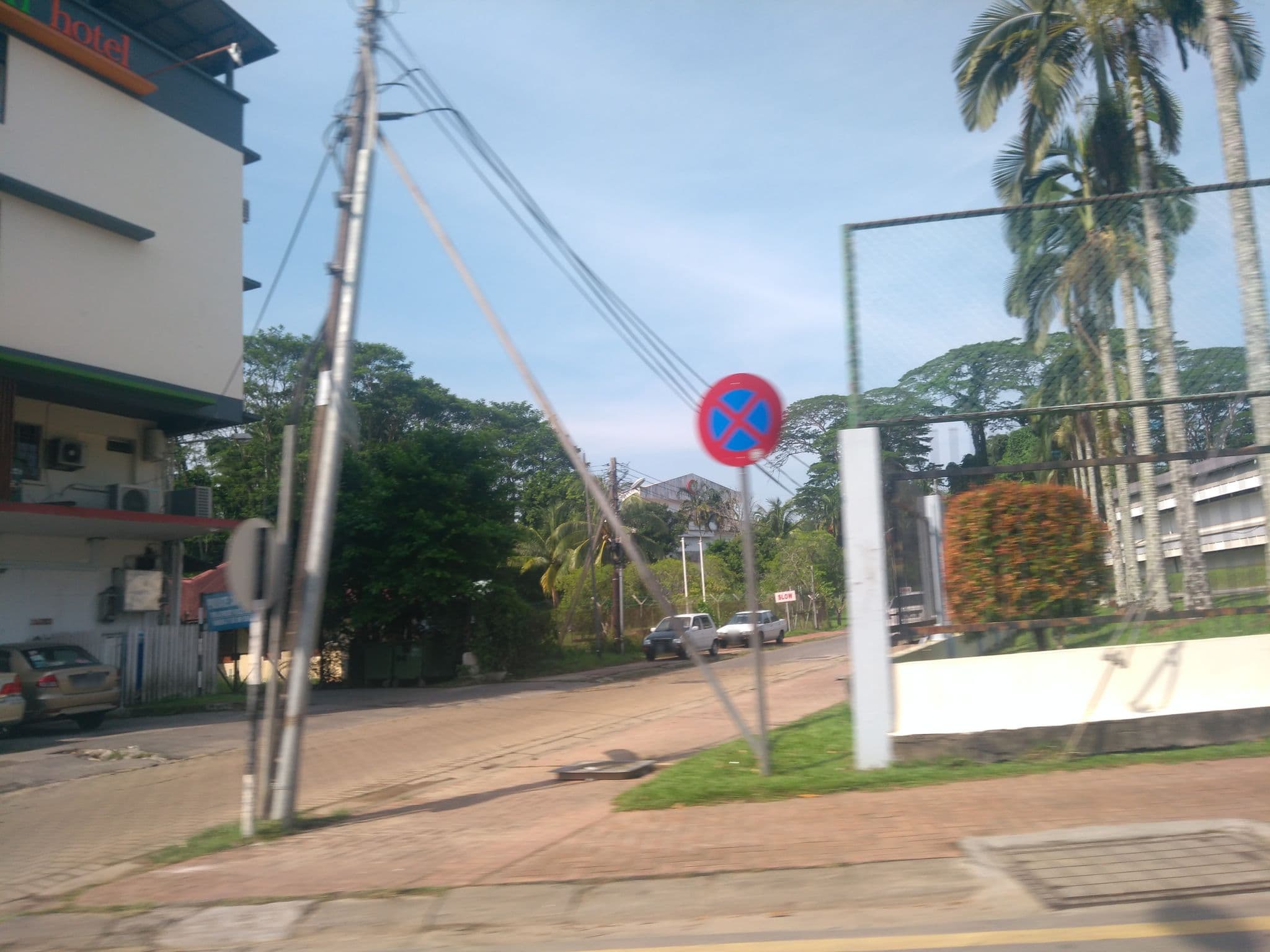 Street view near Fata Garden Hotel, Kuching