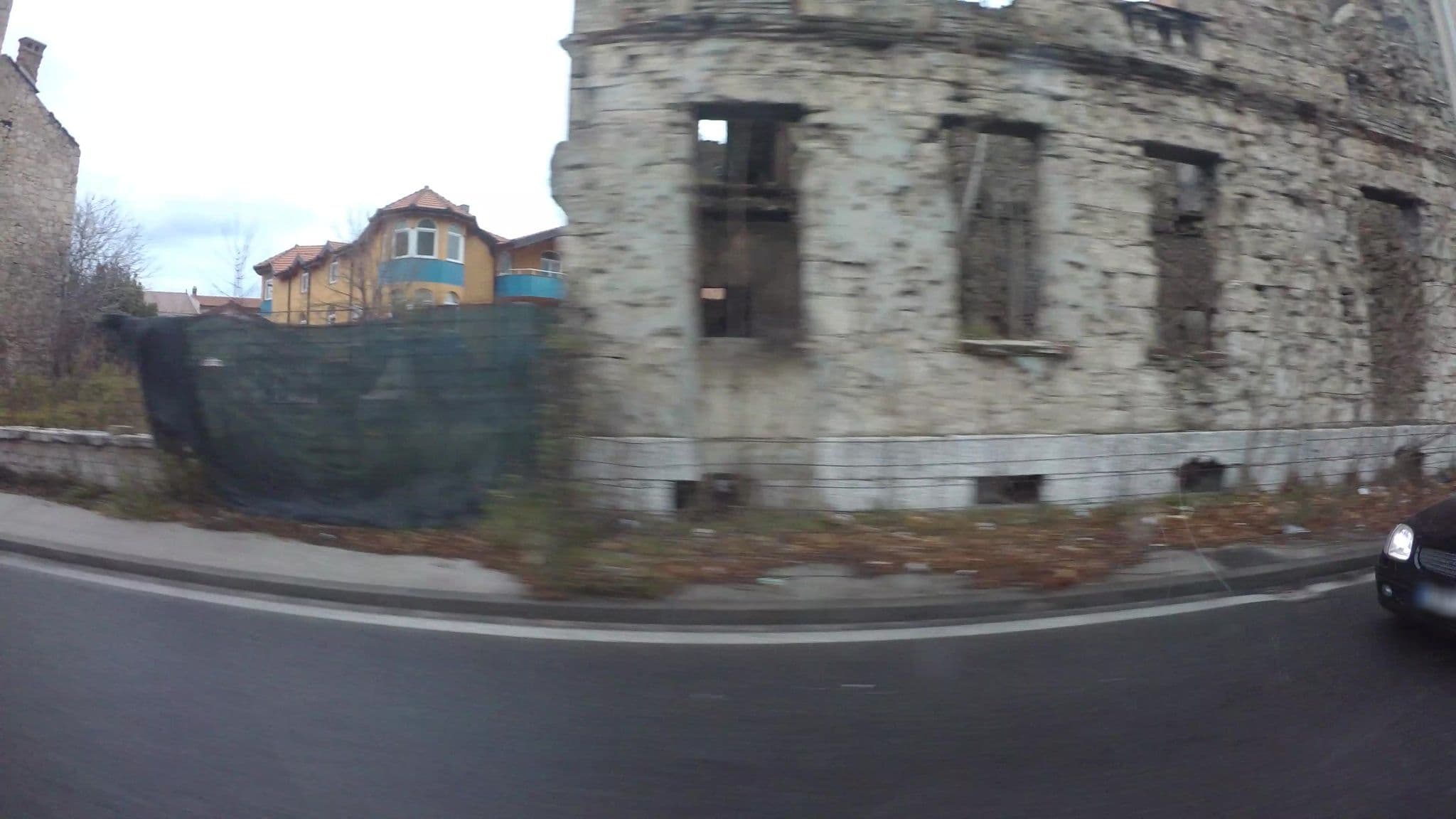 Street view near Hotel Bulevar, Mostar