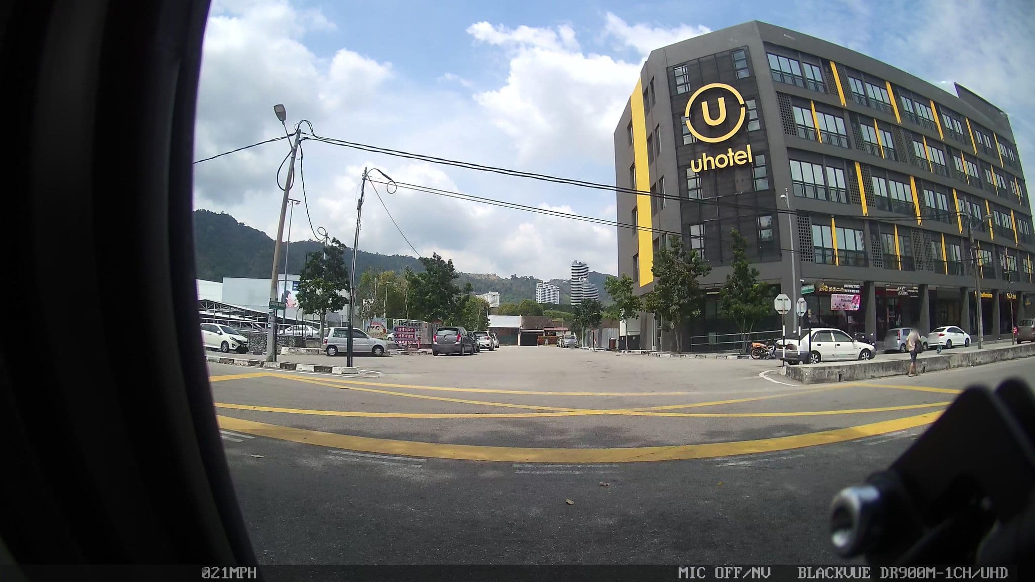 Street view near U Hotel, Bukit Jambul — © kaart_1 (CC BY-SA · Mapillary)