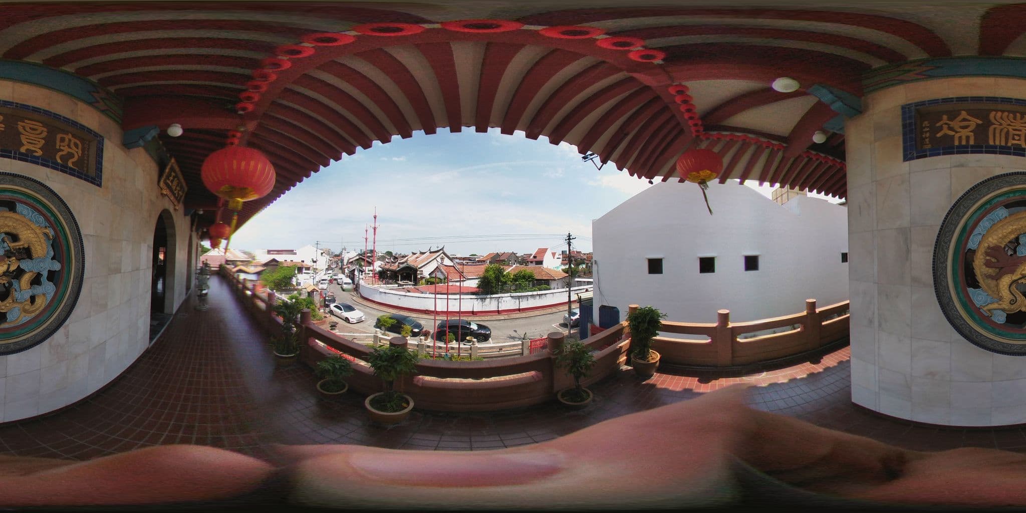 Street view near Liu Men Melaka, Malacca