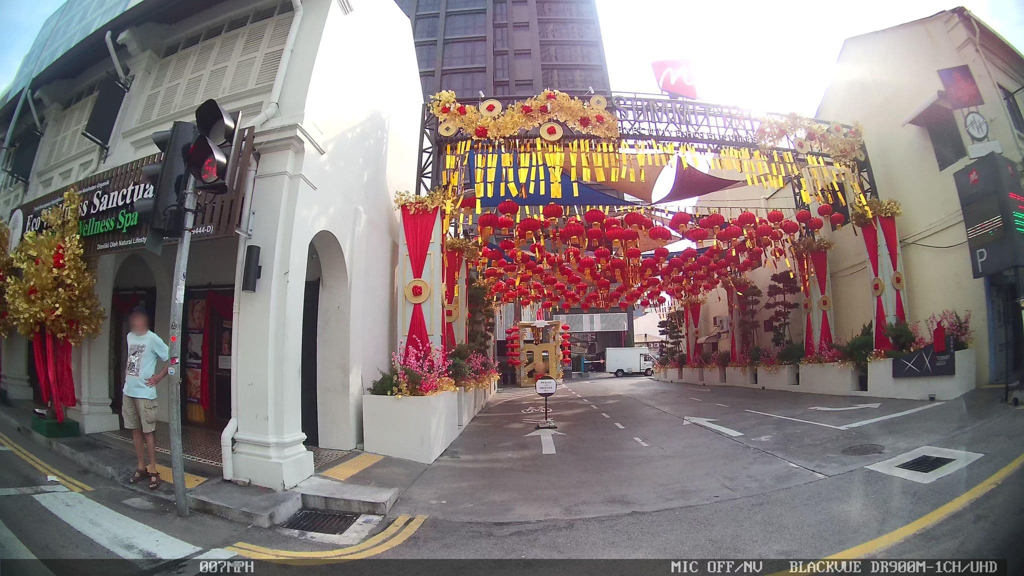 Street view near The Granite Luxury Hotel, George Town