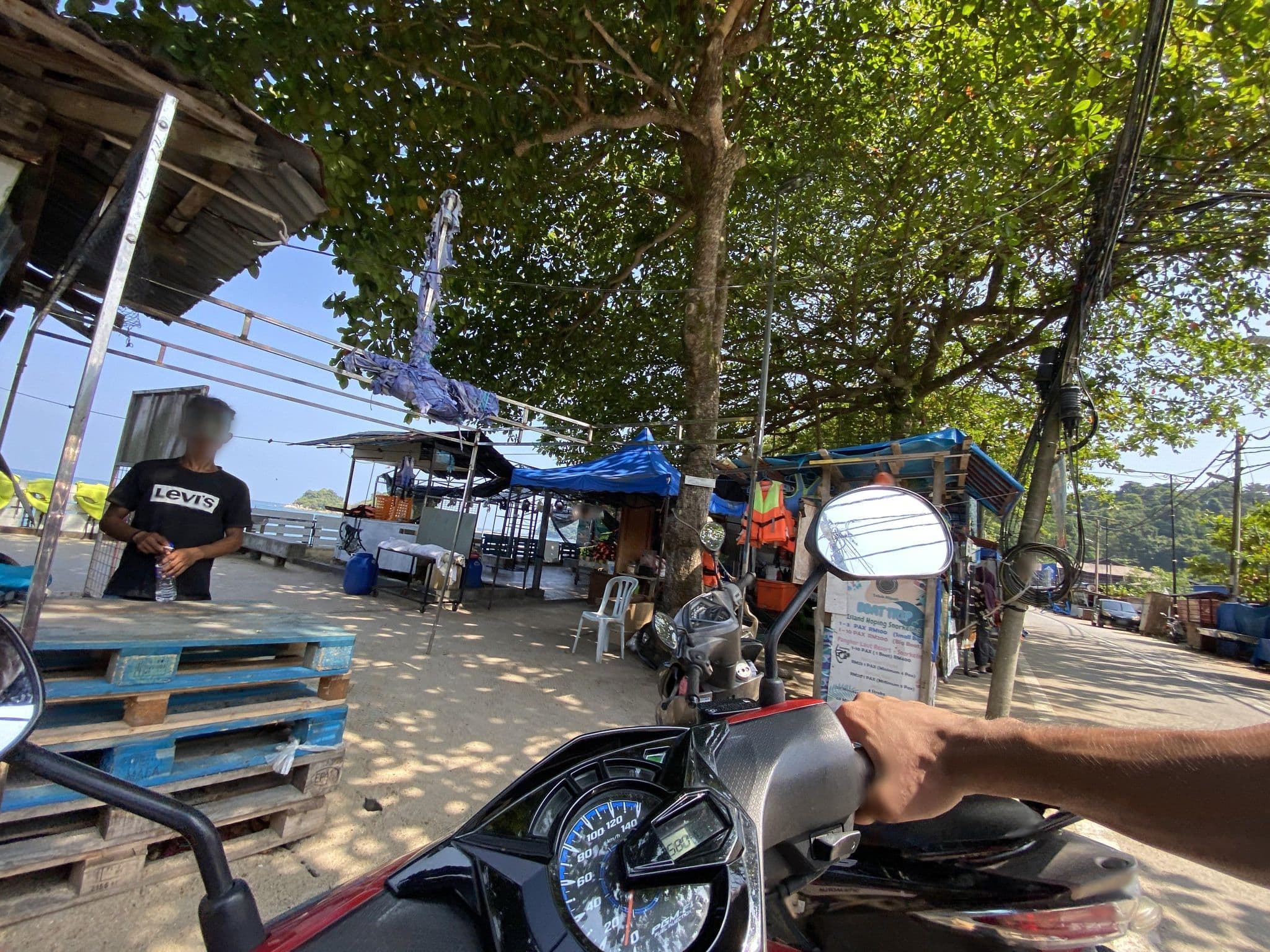 Street view near Nipah Waterfront Beach Resort, Pangkor — © rayth (CC BY-SA · Mapillary)