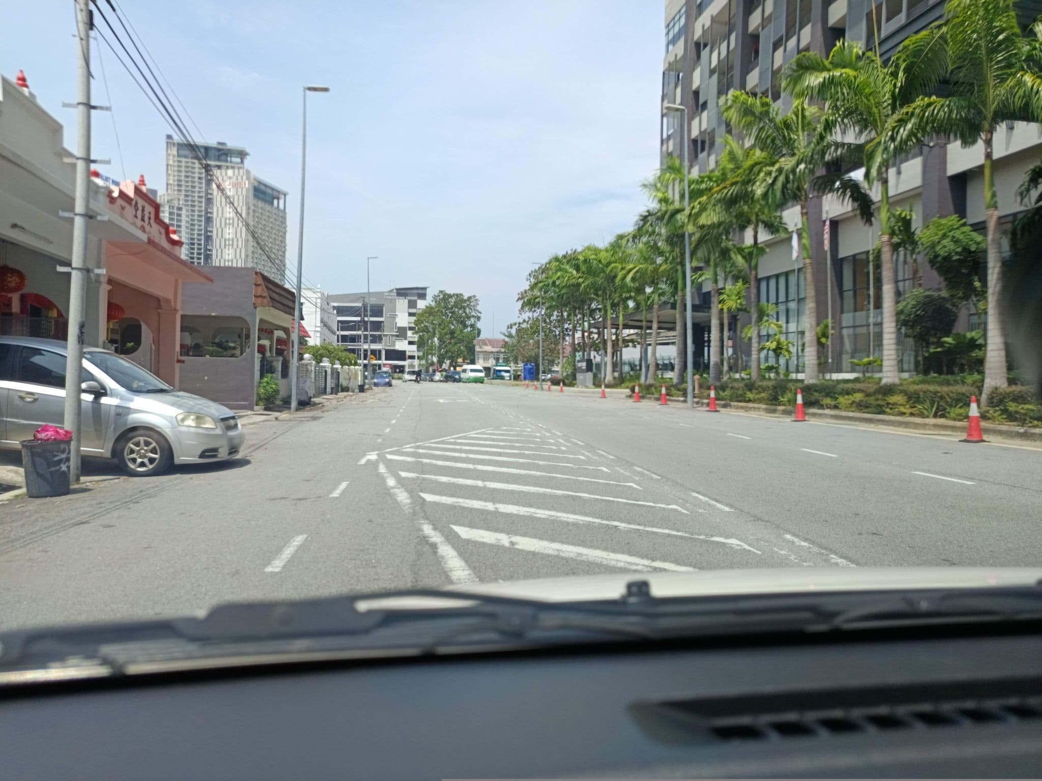 Street view near Courtyyard By Mariott, Malacca