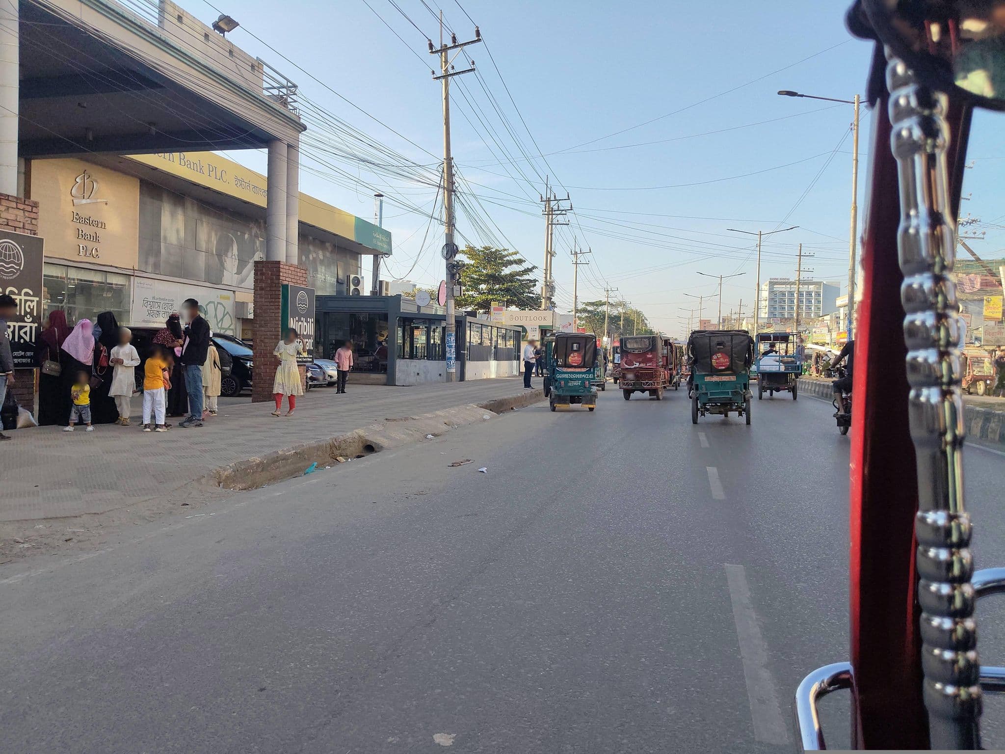 Street view near Diamond Palace Guest House, Cox’s Bāzār — © gourobroy (CC BY-SA · Mapillary)