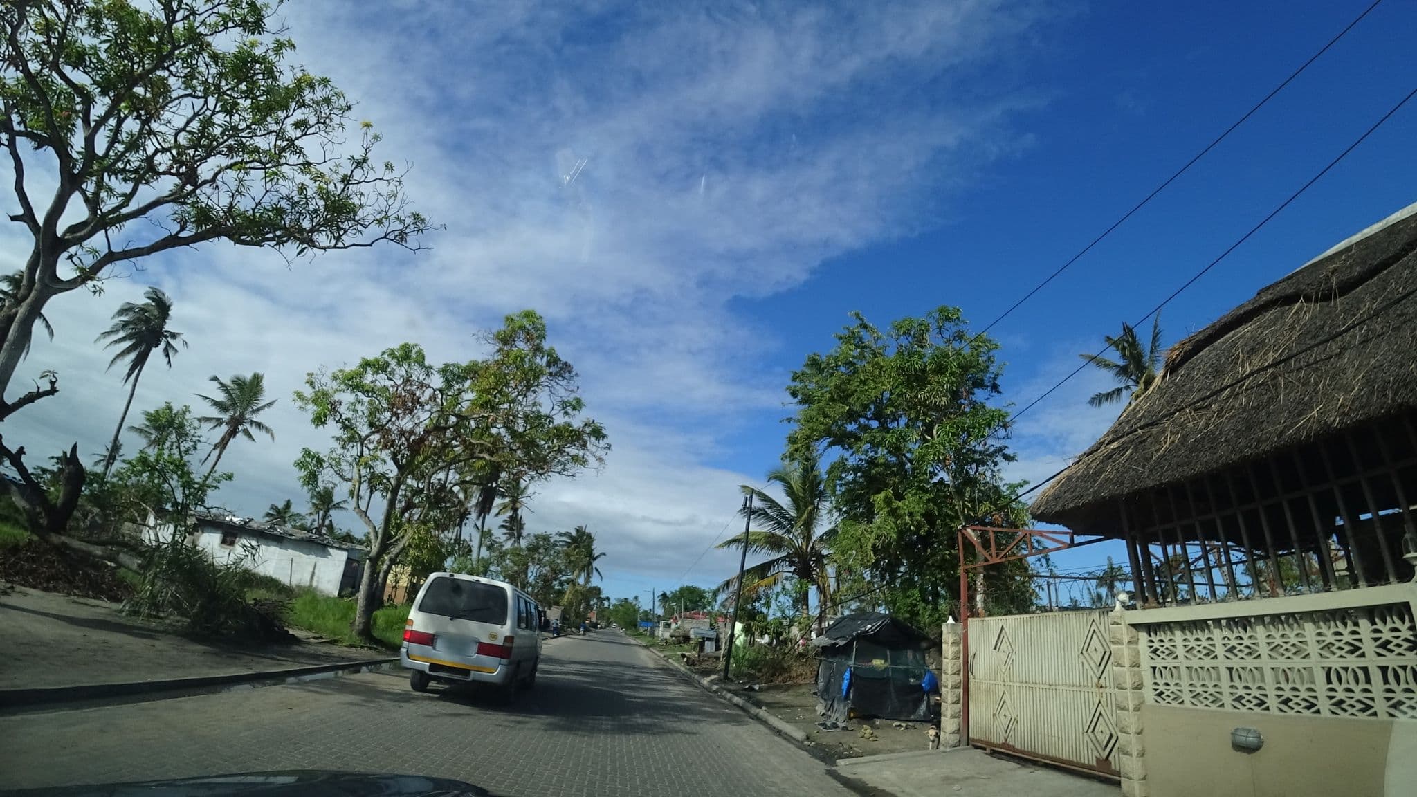Street view near Entrada de Casa irmã d Chana Isabel Manga, Beira — © danbjoseph (CC BY-SA · Mapillary)