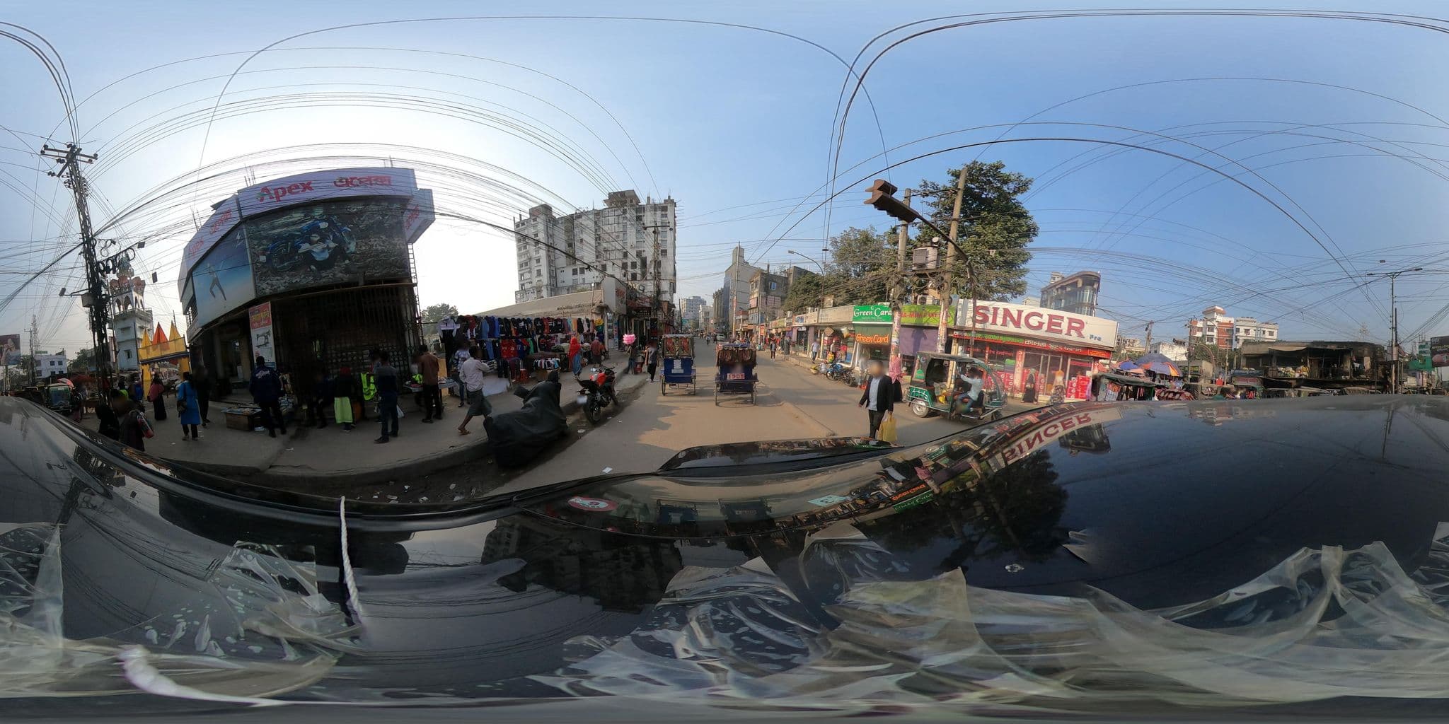Street view near Khan International Hotel, Mymensingh — © manikdae34 (CC BY-SA · Mapillary)