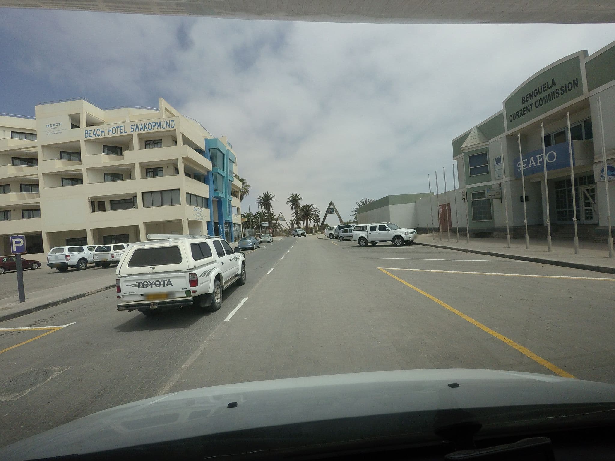 Street view near Beach Hotel Swakopmund, Swakopmund — © tallguy (CC BY-SA · Mapillary)