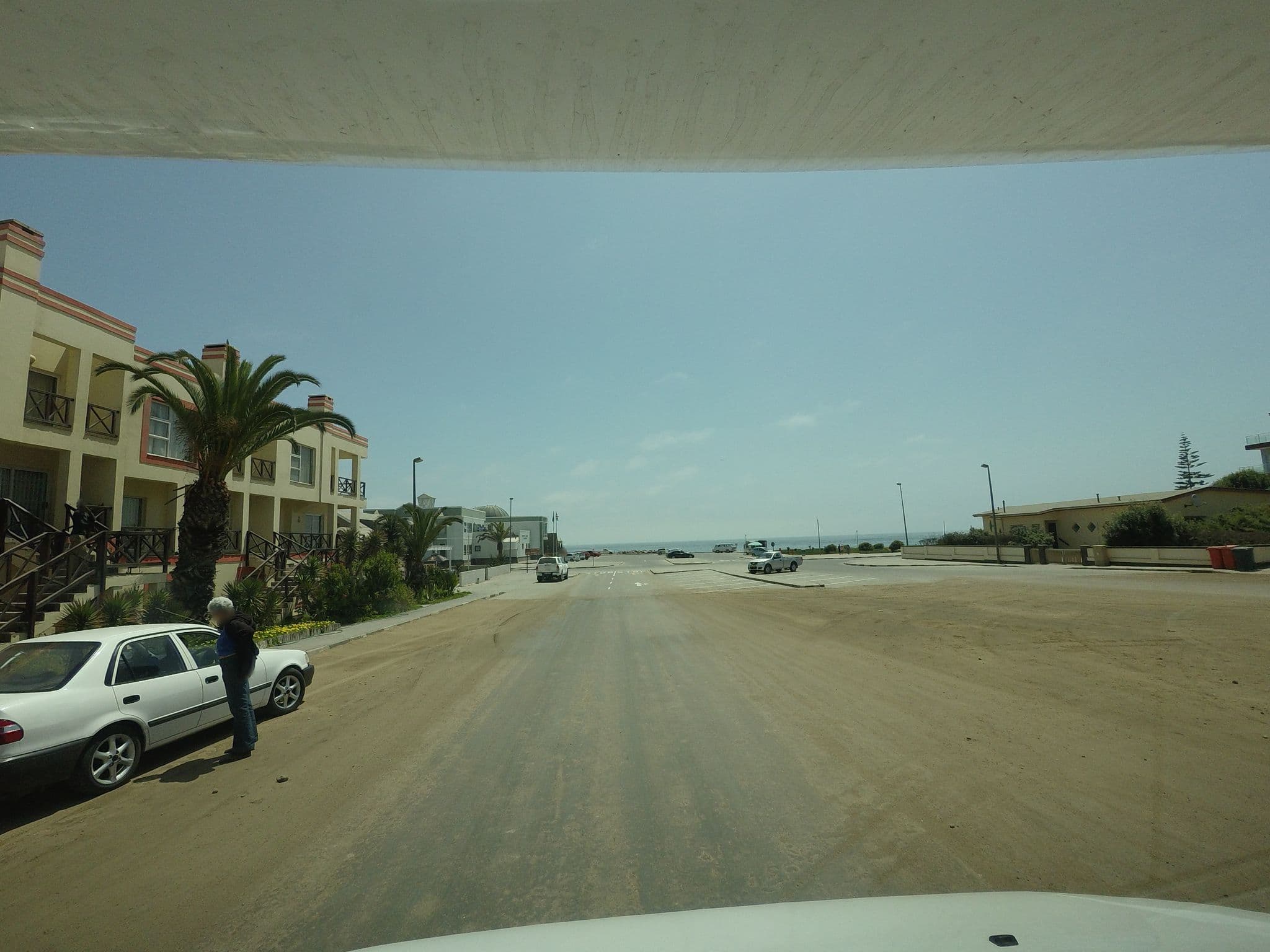 Street view near Swakop Strand Apartments, Swakopmund — © tallguy (CC BY-SA · Mapillary)